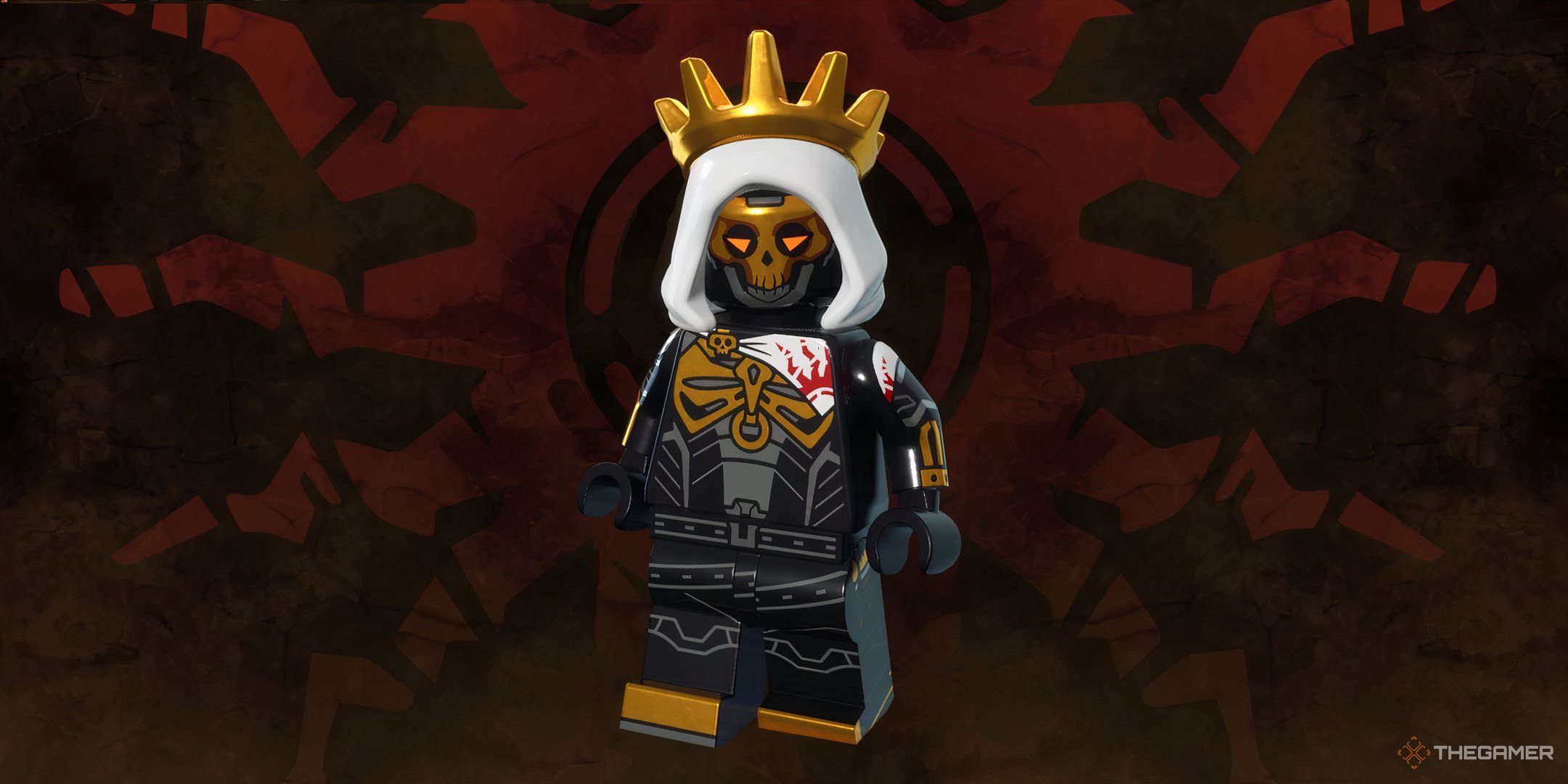 Rebel Orlo in Lego form in Fortnite.