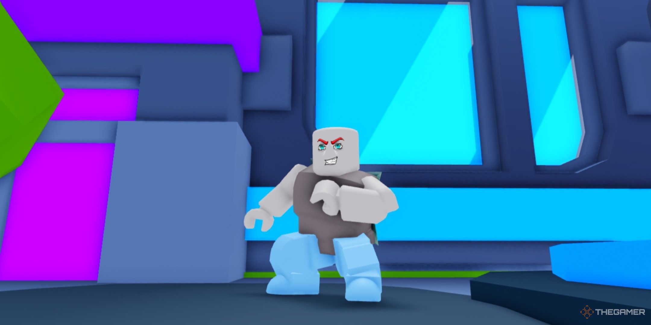 a player in Ninja Training on Roblox