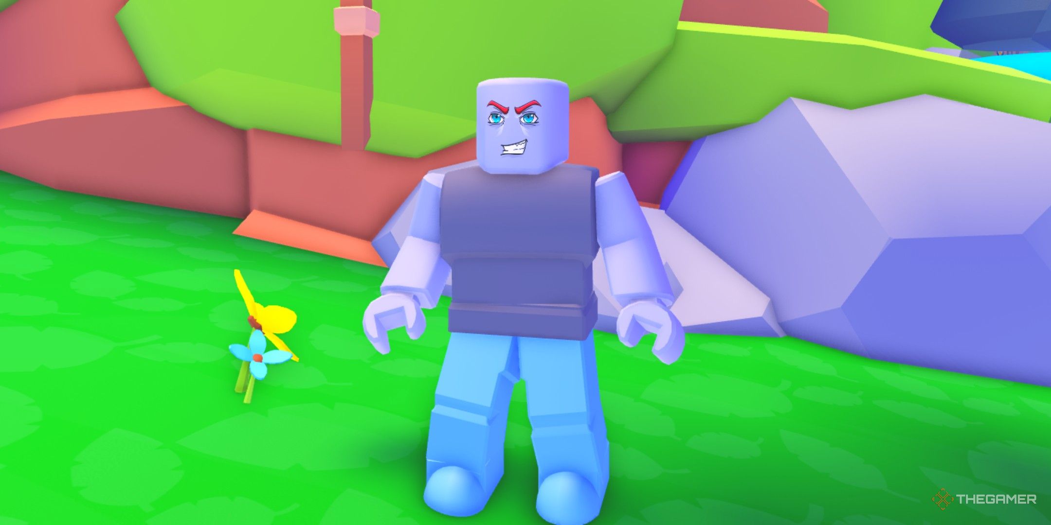 a player in Ore Miners X on Roblox