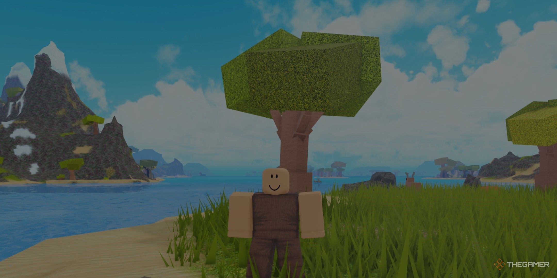 a player in The Ancient Isles on Roblox