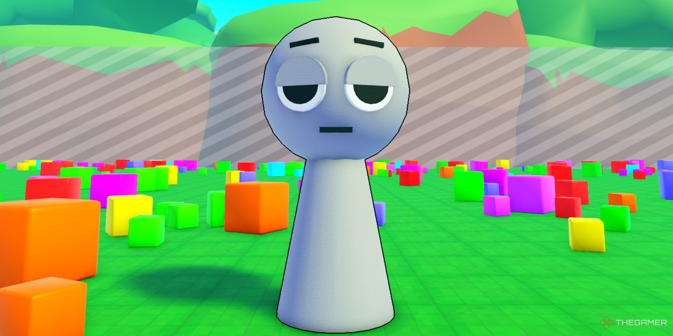 a player in Grow a Sprunki on Roblox