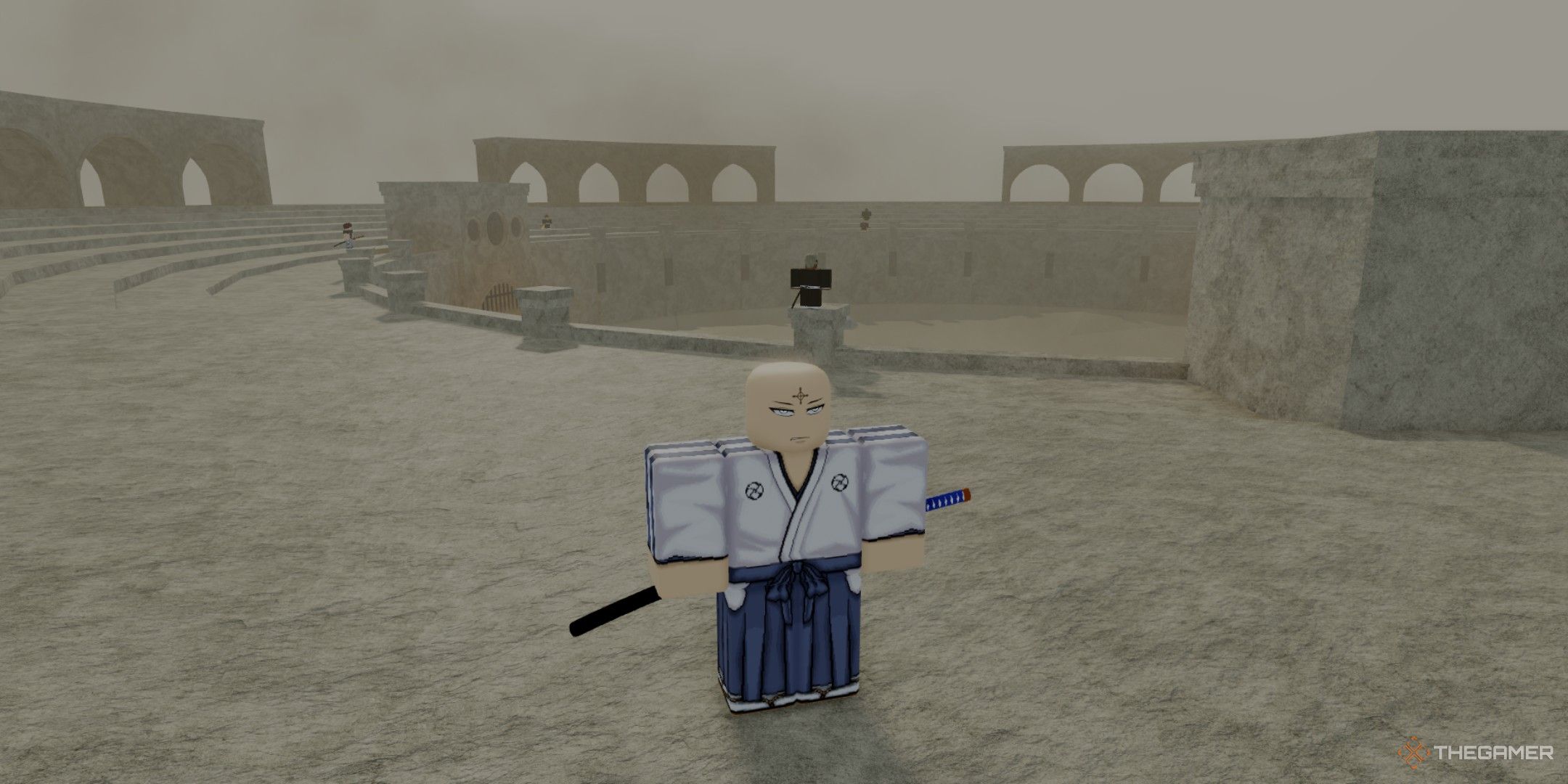 a player in Unemployed Soul on Roblox