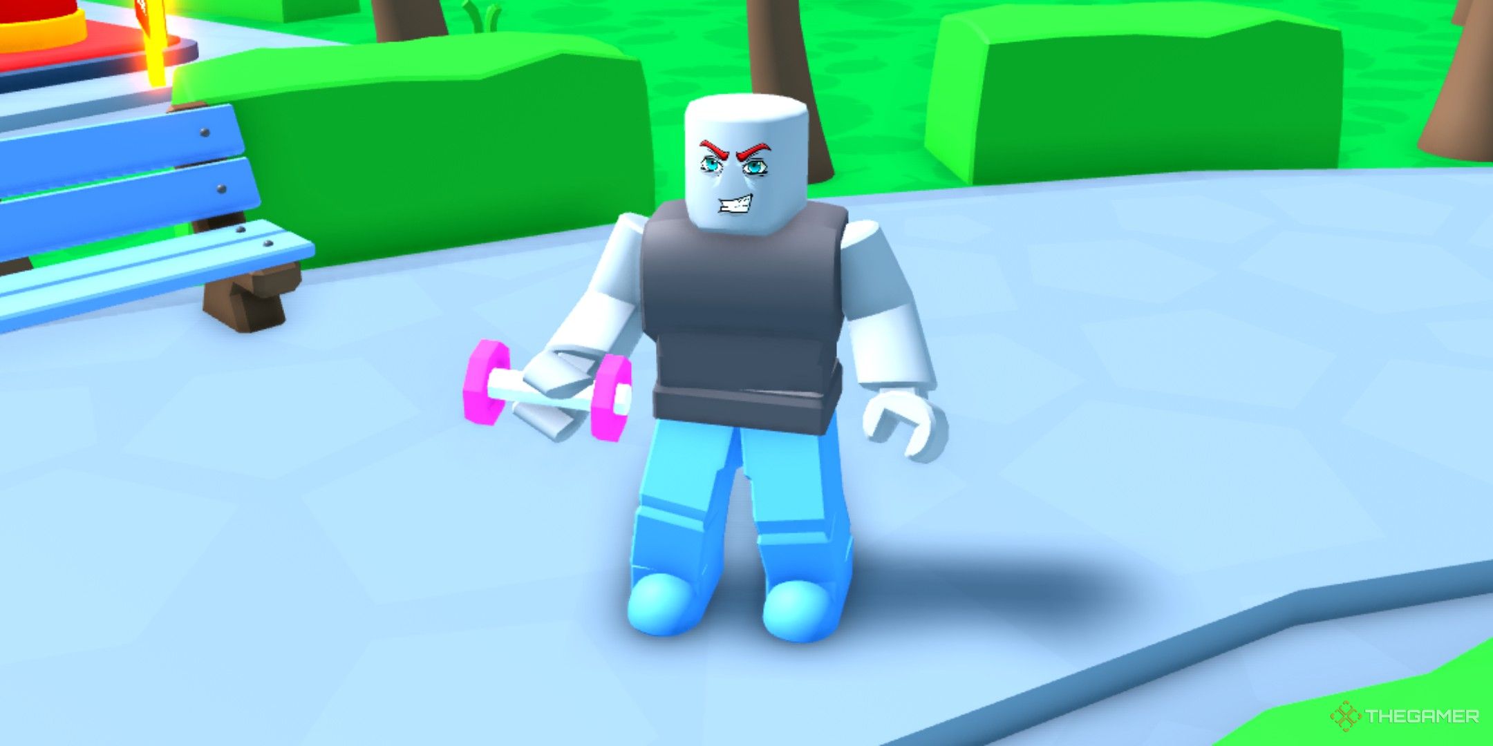 a player in Climbing Simulator on Roblox 