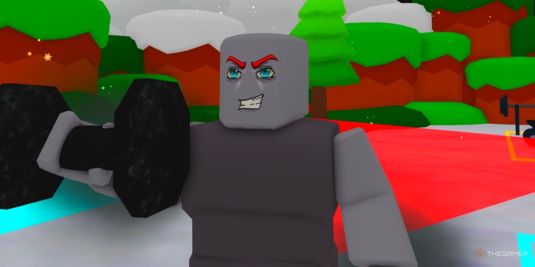 a player in Trade Strength on Roblox