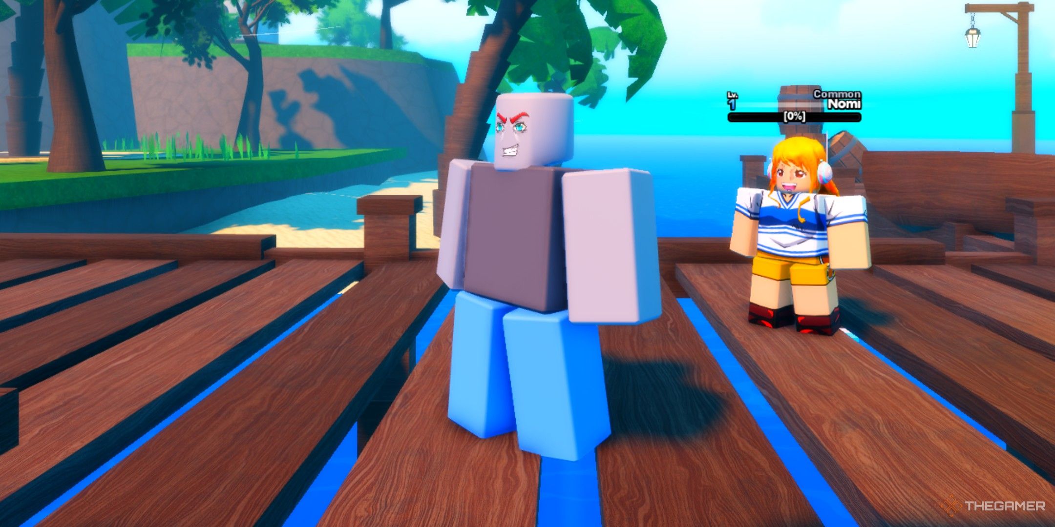 a player in Anime Spirits Journey on Roblox