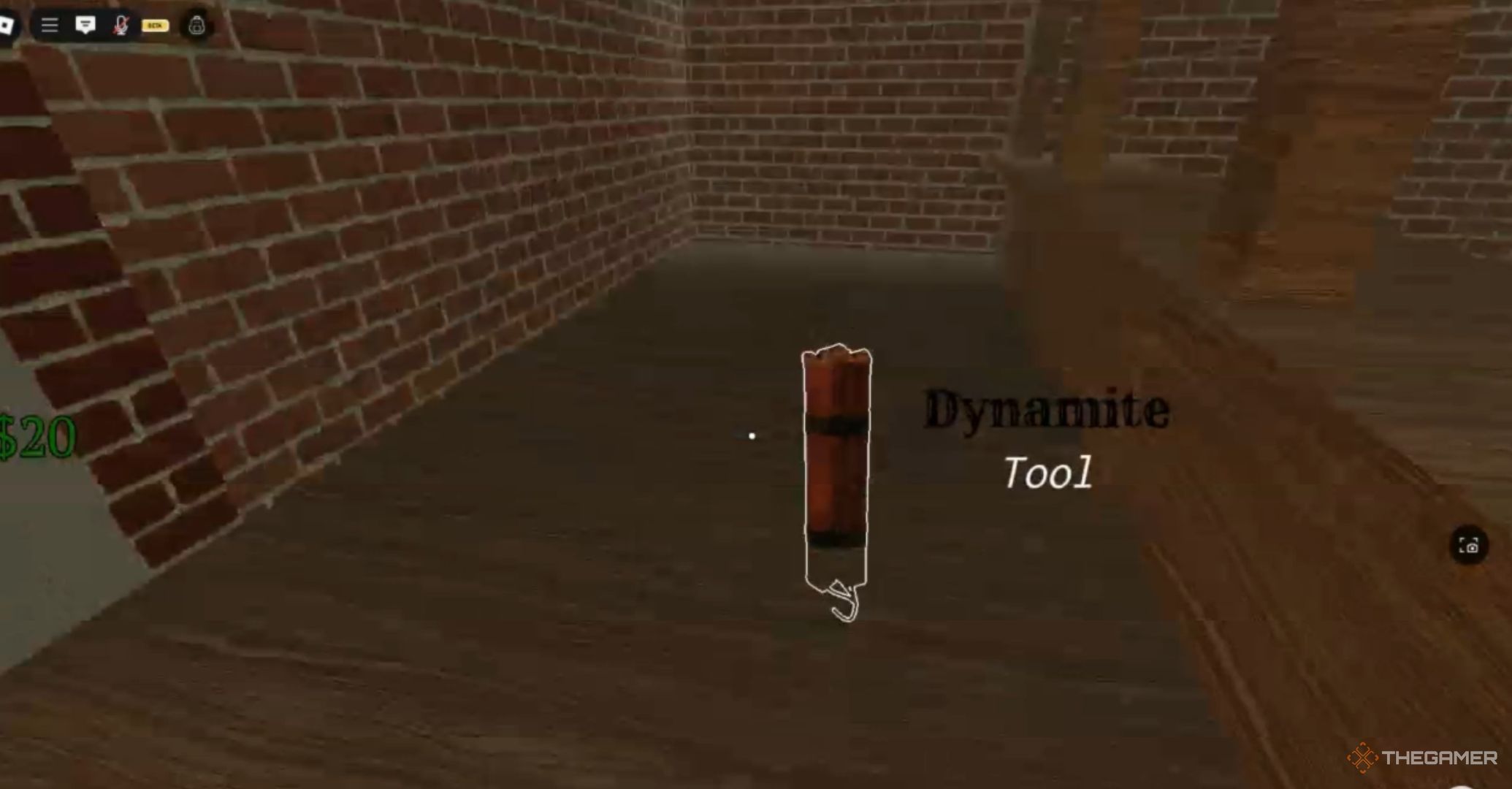 Roblox dead rails - ammunition on brick wall wood floor.