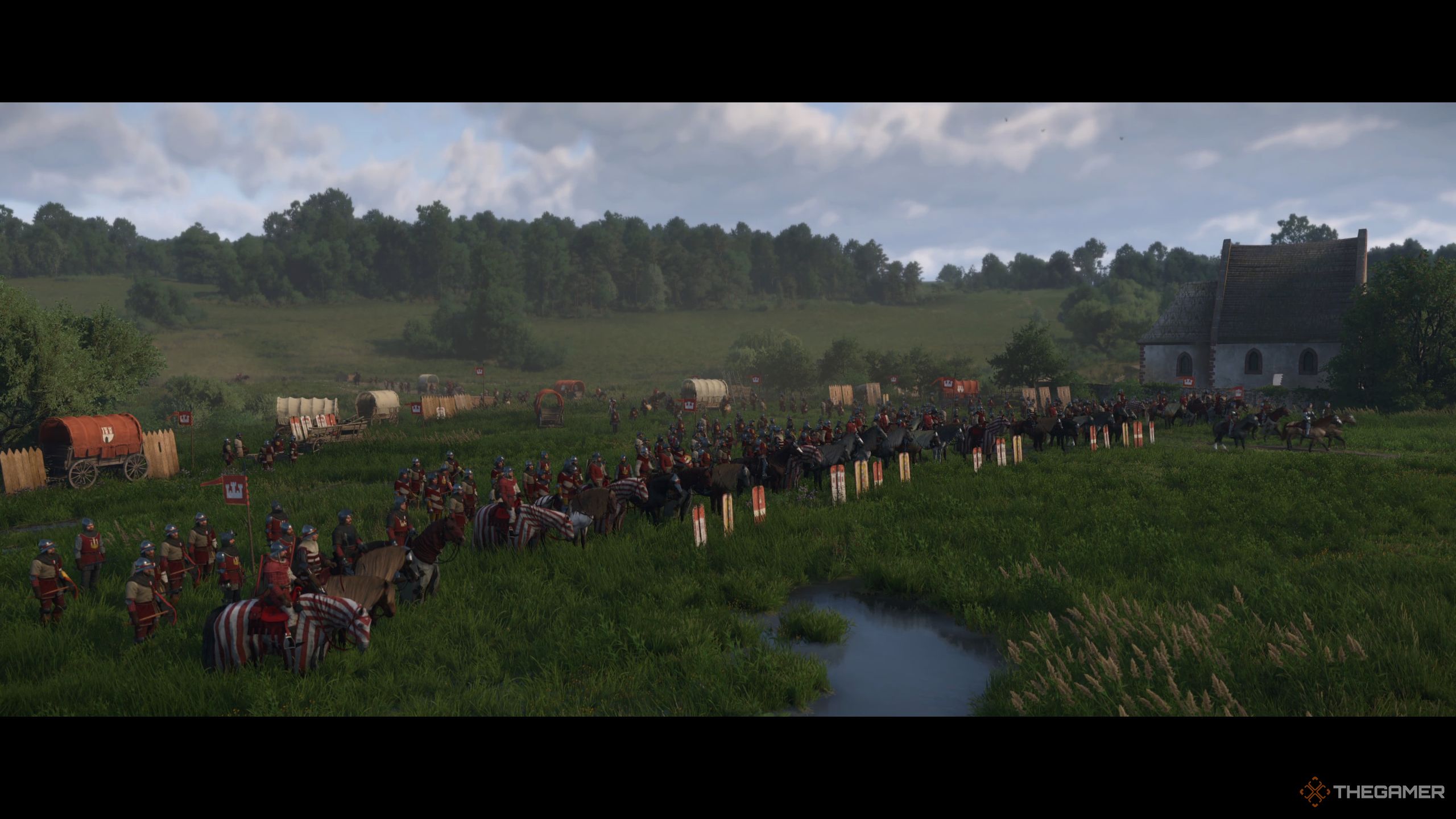 In-game cutscene featuring Sigismund's army.