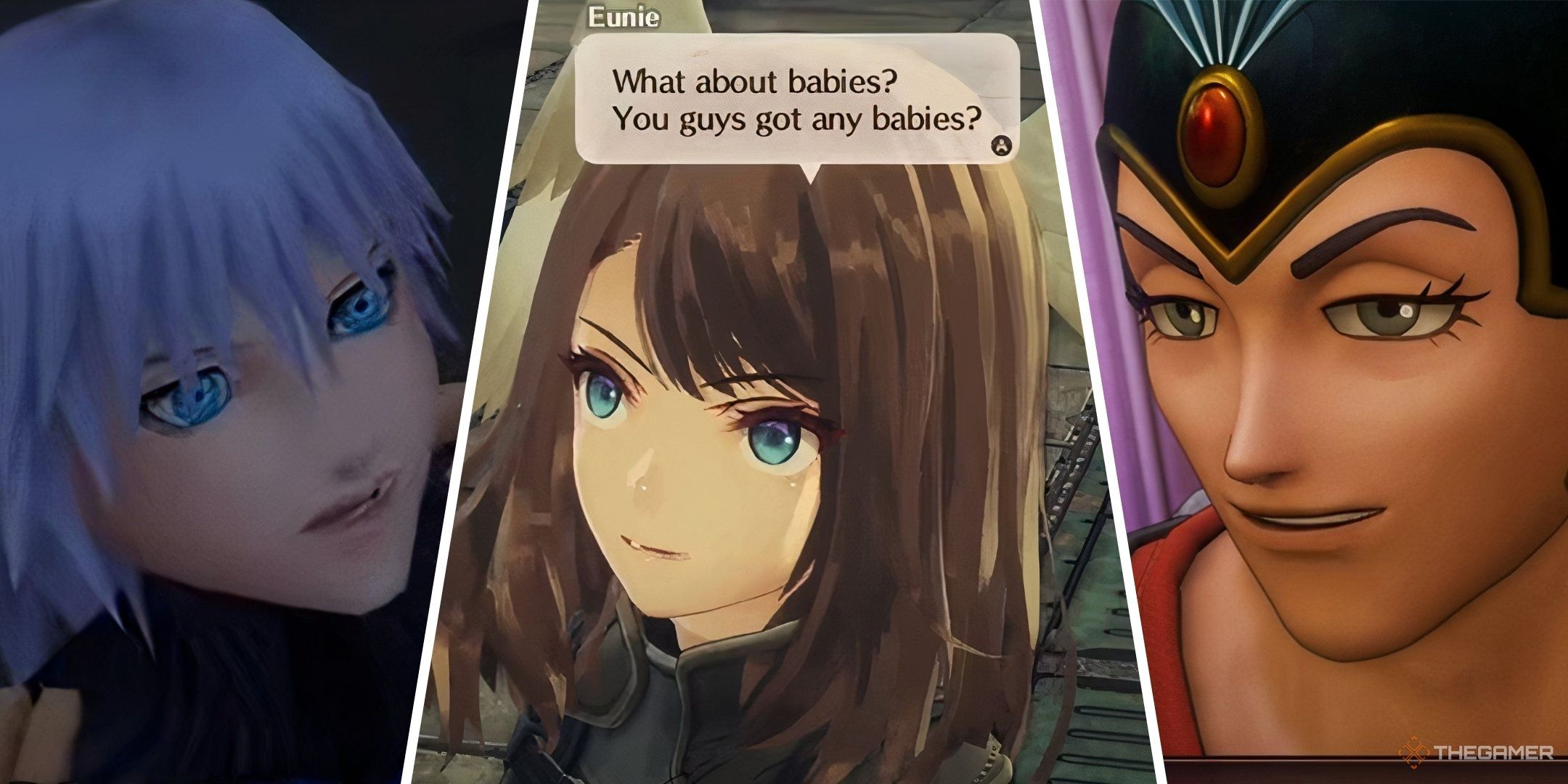 Data Rico distribution images in Kingdom Hearts, Zenobolade Chronicles 3 in Uni, and echo of a passionate edition of a passionate age in Dragon Quest.
