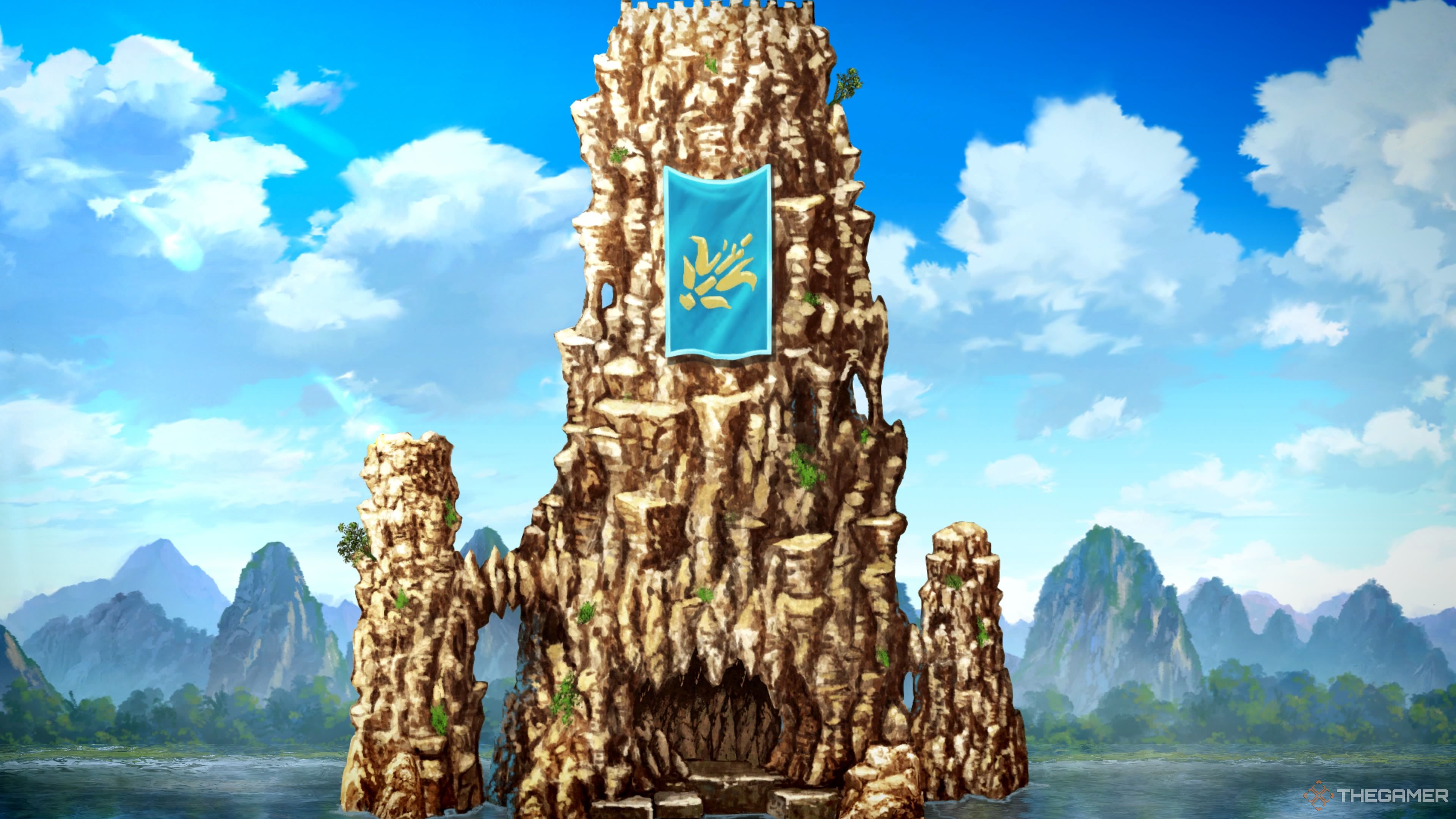 The final form of the castle in Suikoden 1 HD Remaster.