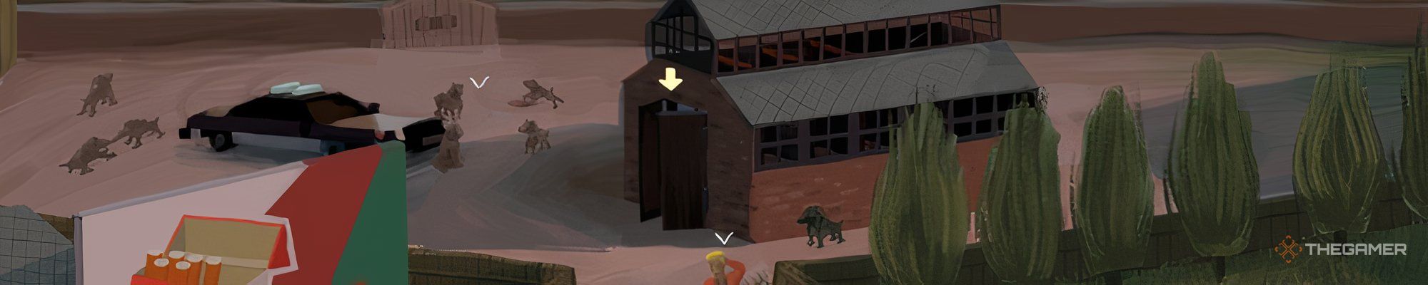 The kennels in The Rise of the Golden Idol.