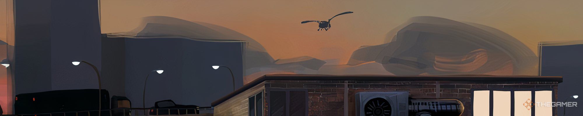 The ornithopter in The Rise of the Golden Idol Sins of New Wells.
