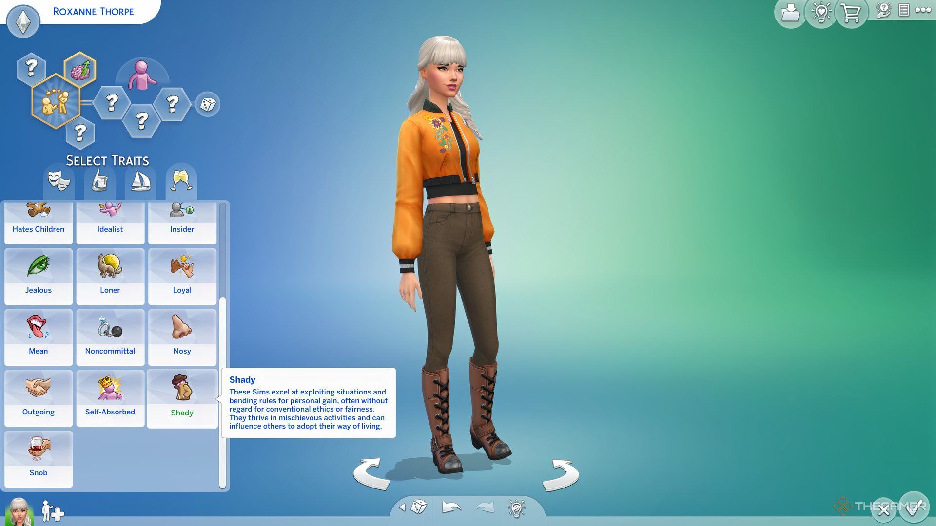 A SIM was shaking the details of suspicious trait in the CAS.