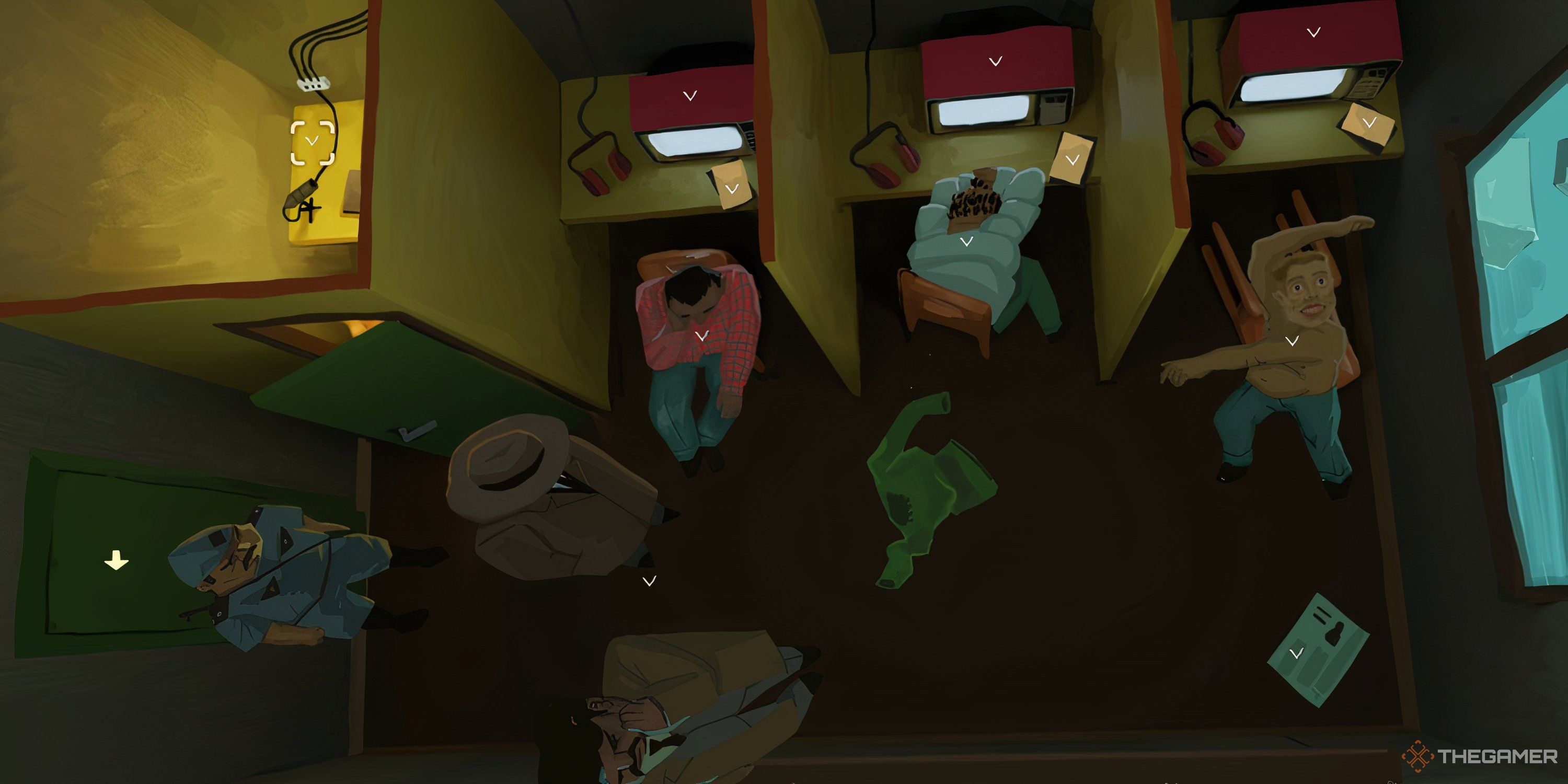 The testing room in The Rise of the Golden Idol Sins of New Wells.