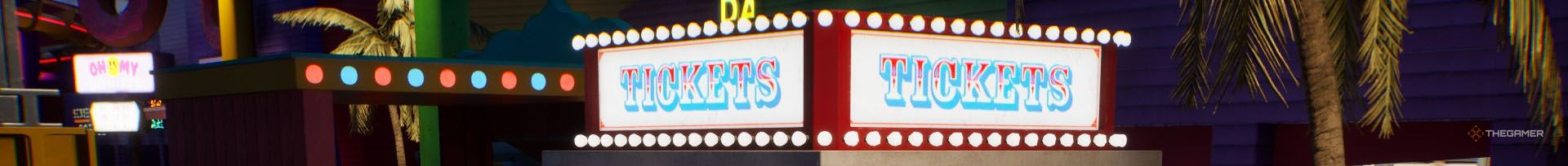 The ticket booth from InZoi as a banner.