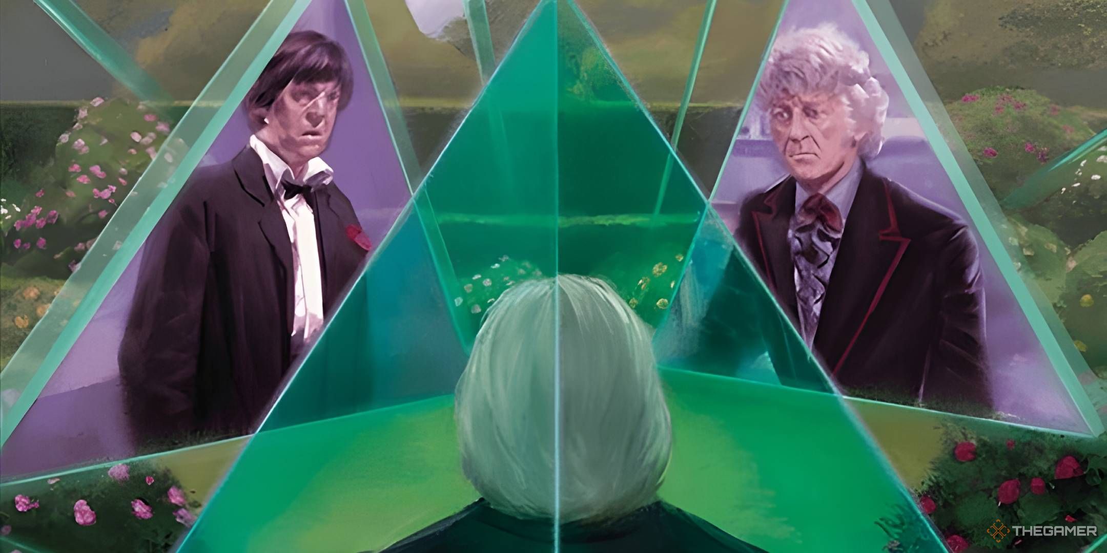 Three version of the doctor through triangle performance.