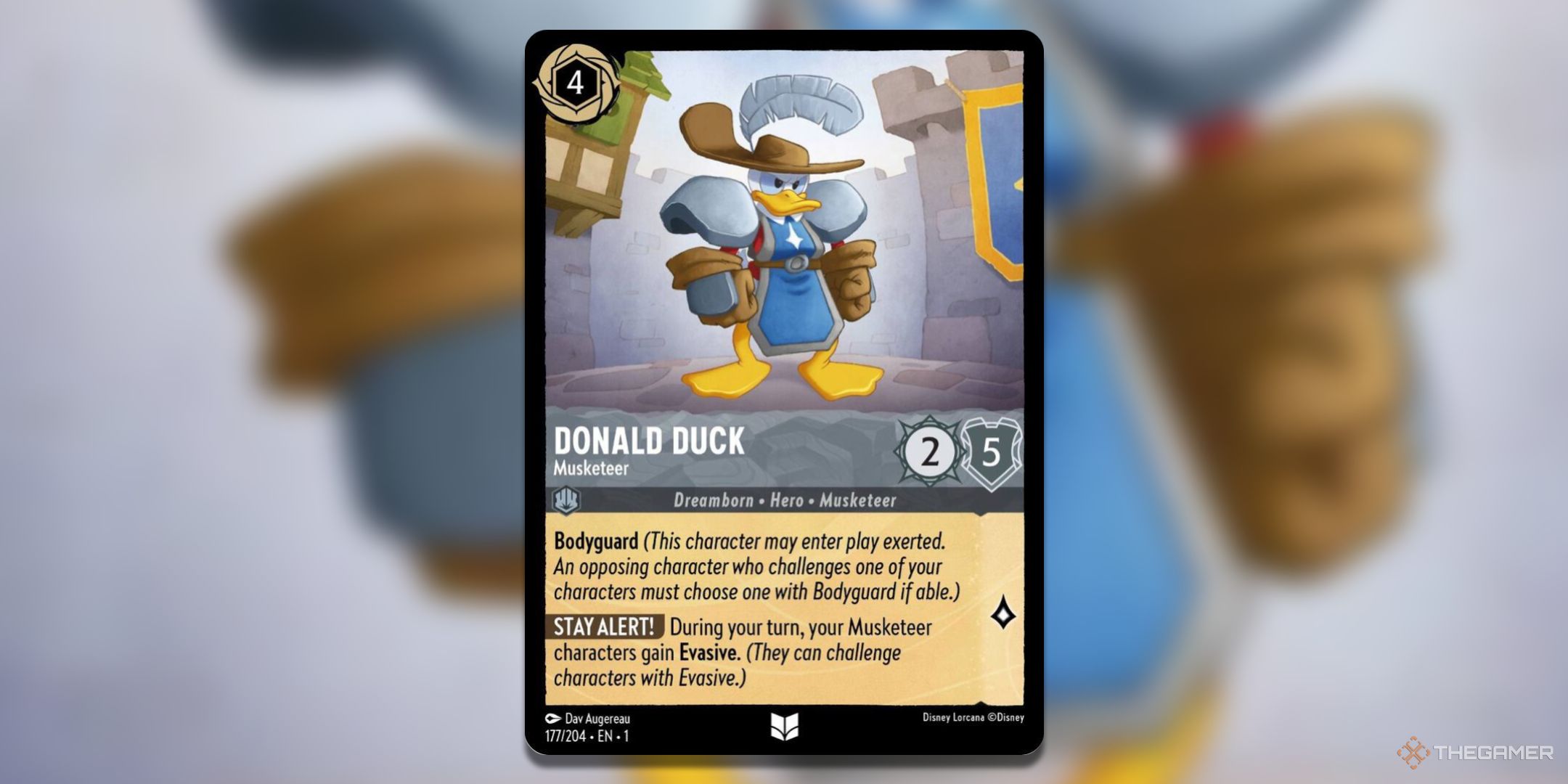 Unusual Donald Duck Muscater Disney Lactal Card Art.