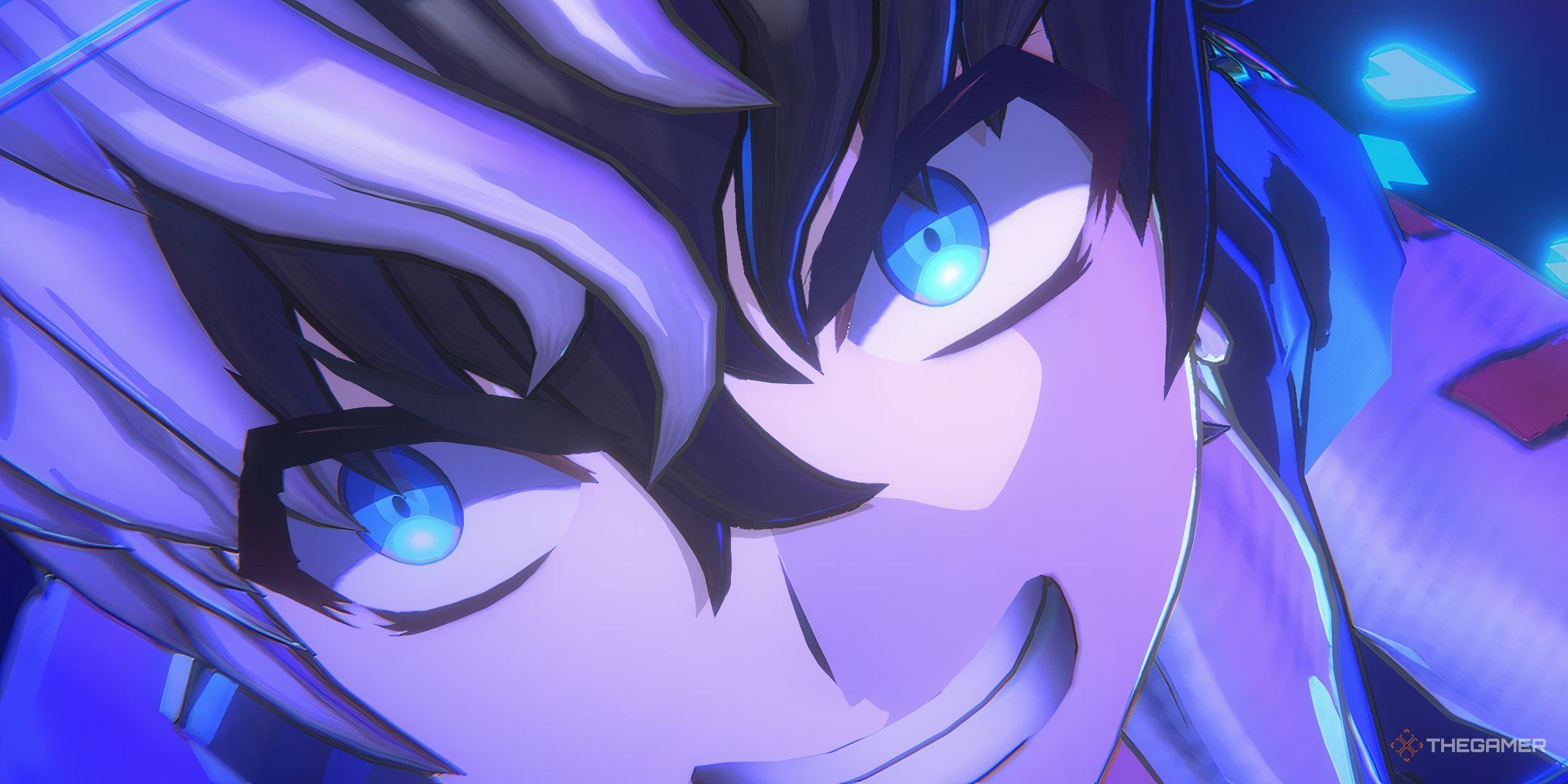 The image shows Yo Kuronake using his ultimate move in Tribe Nine.