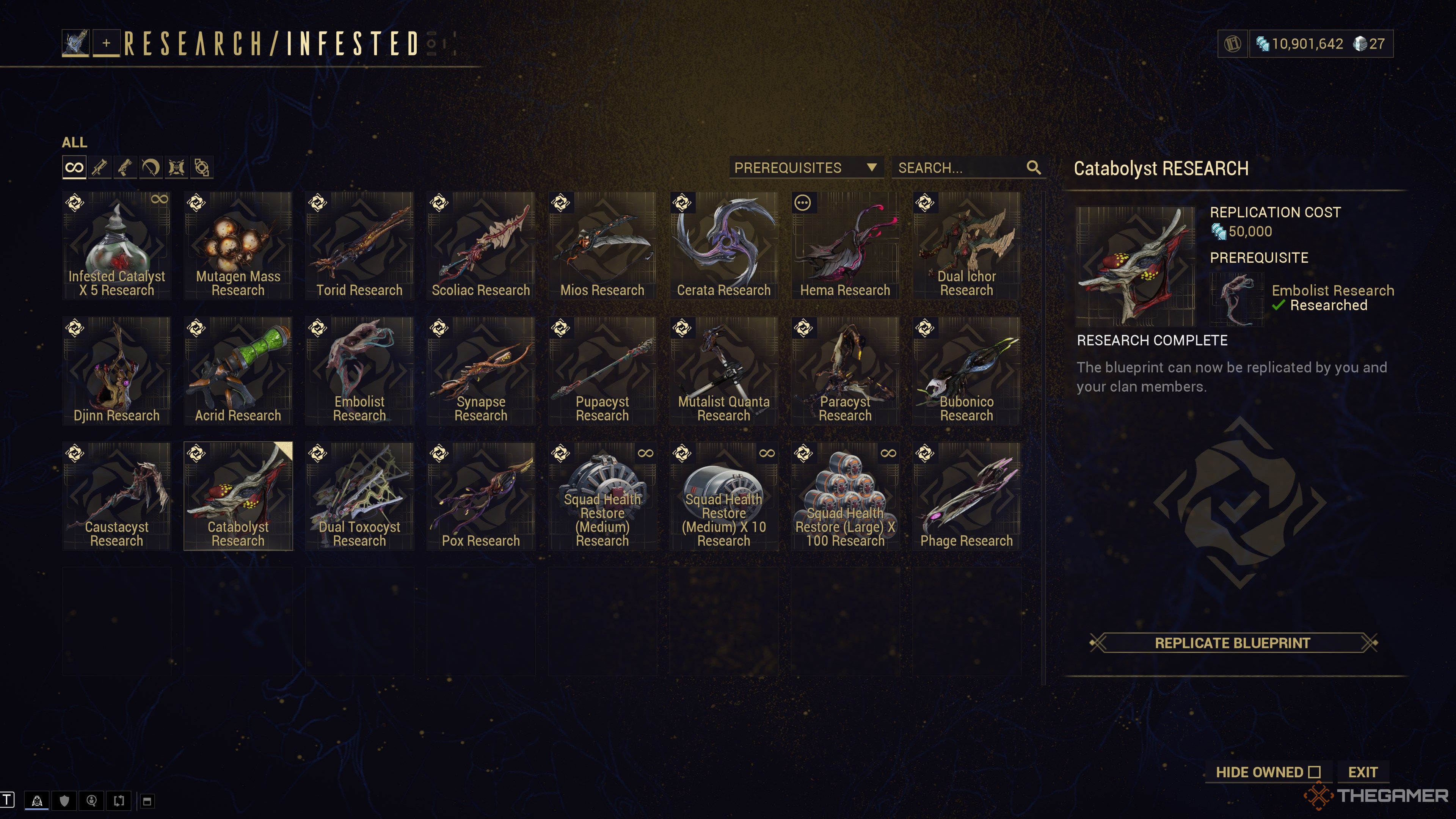 آزمایشگاه زیستی Warframe