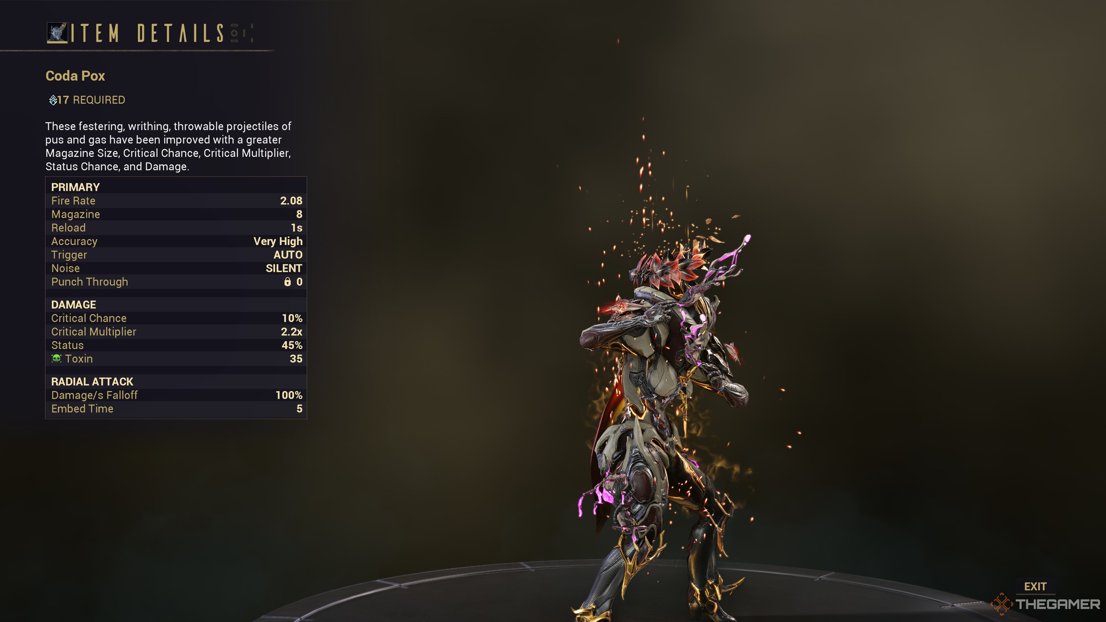 Warframe Koda Pox figures