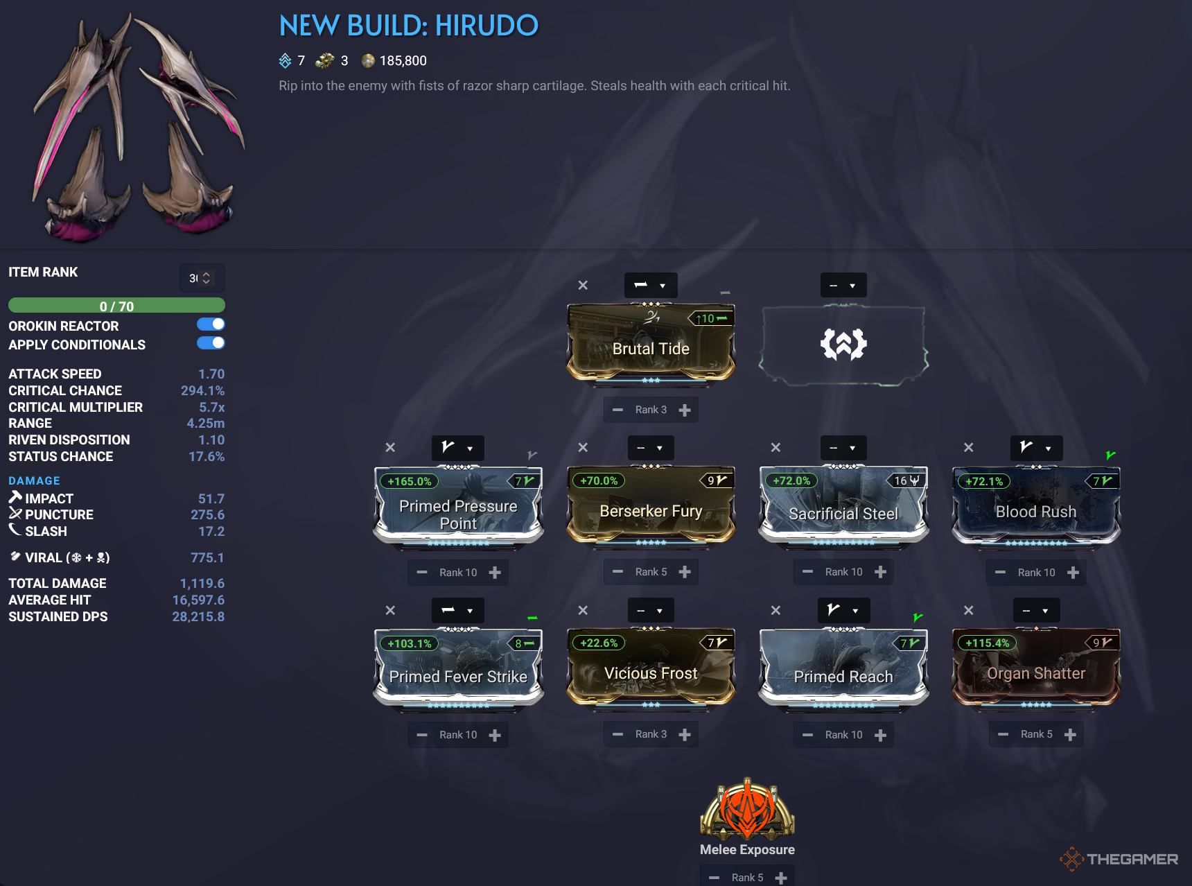 Warframe Herodo & Game Blood