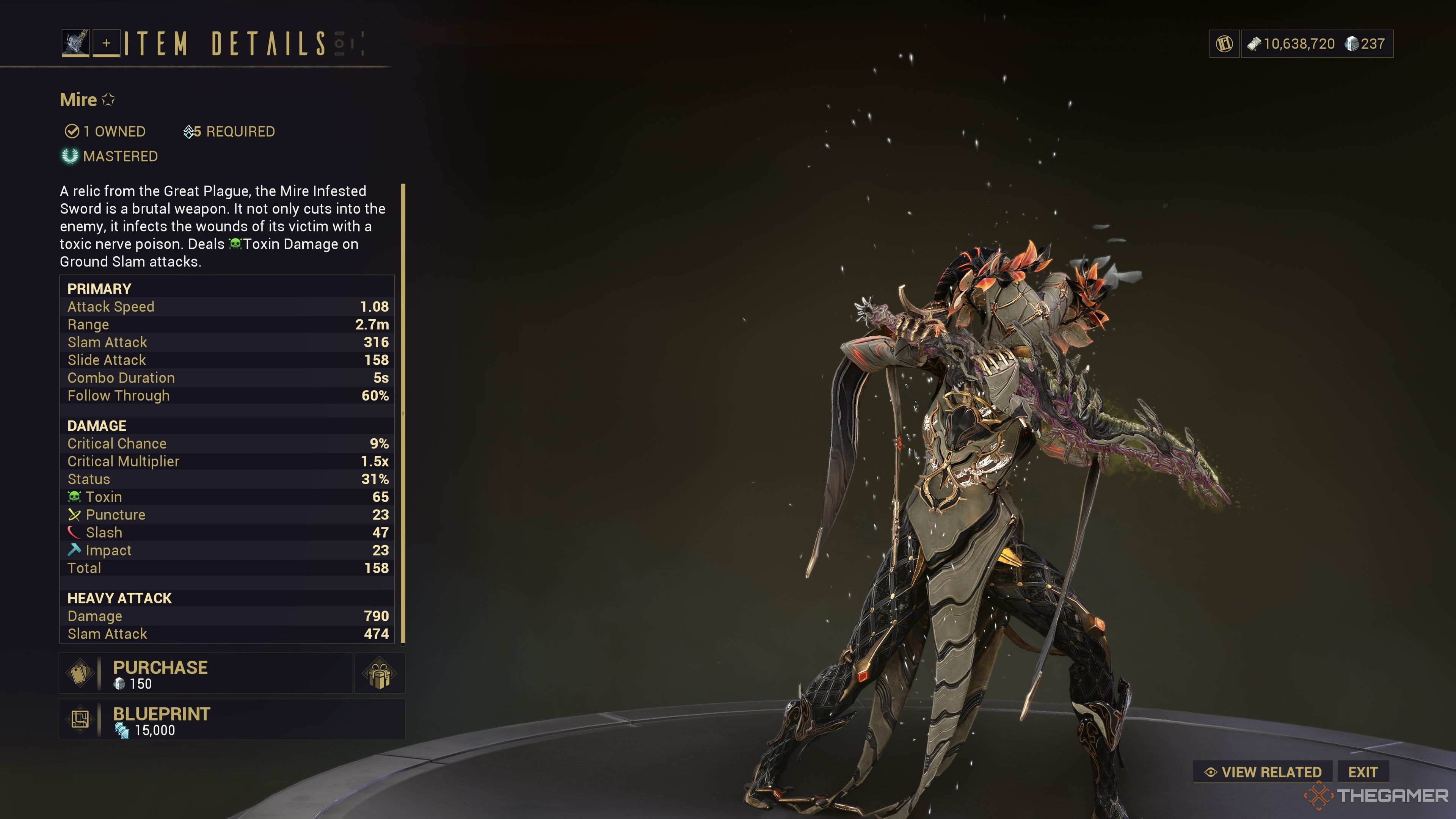 Warframe Merge Holding Mayer