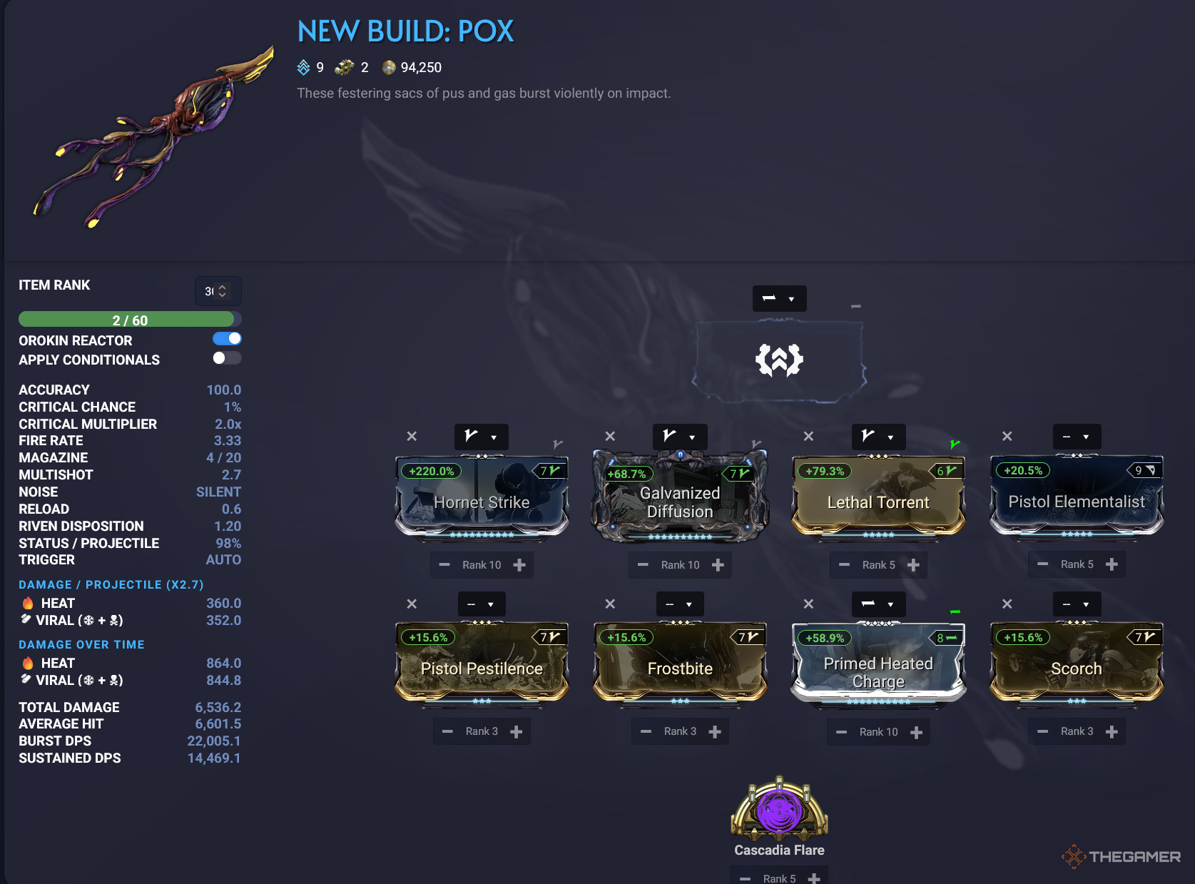Warframe Pox Blood