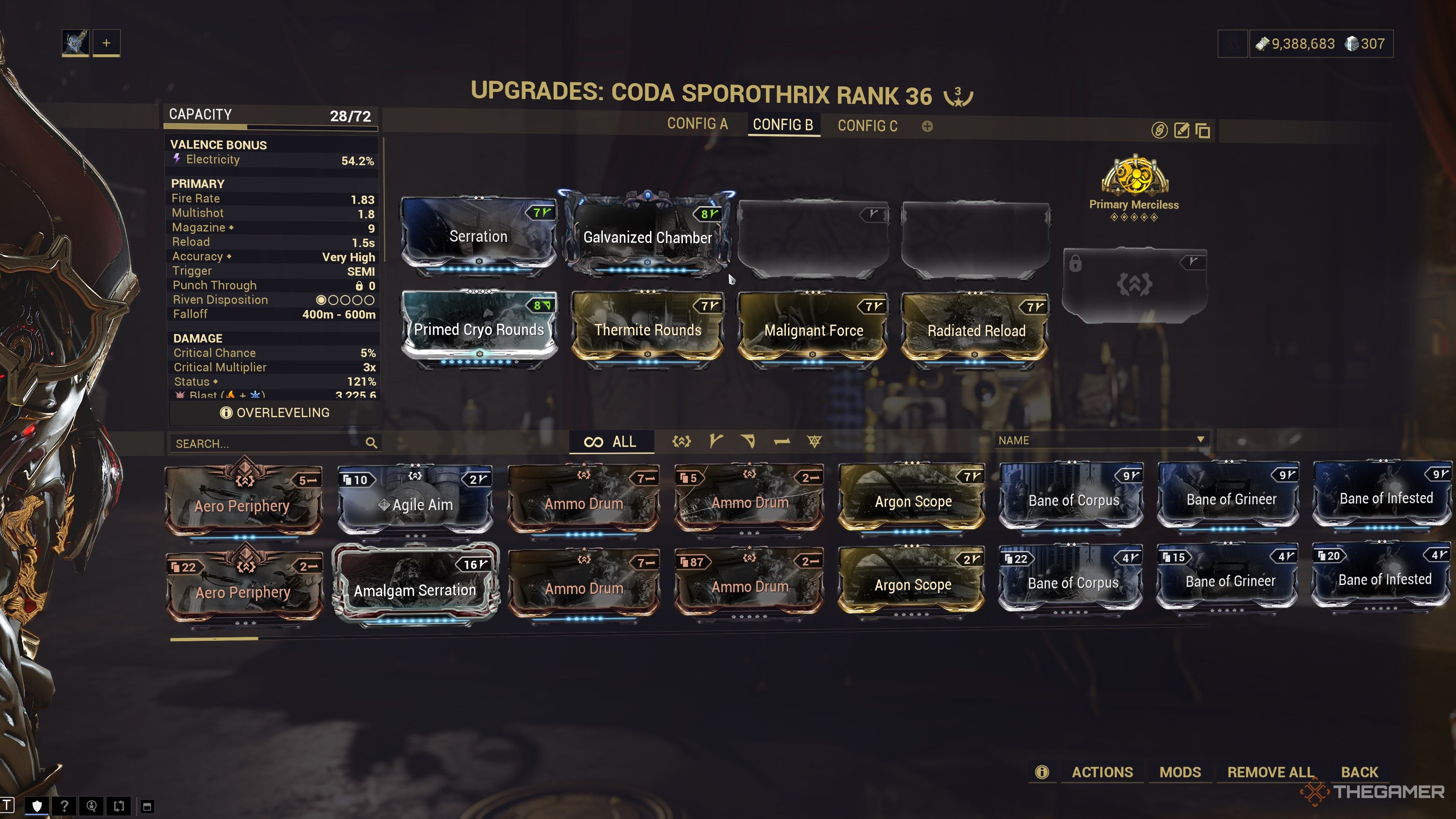 Warframe Sporothrix Starter Build