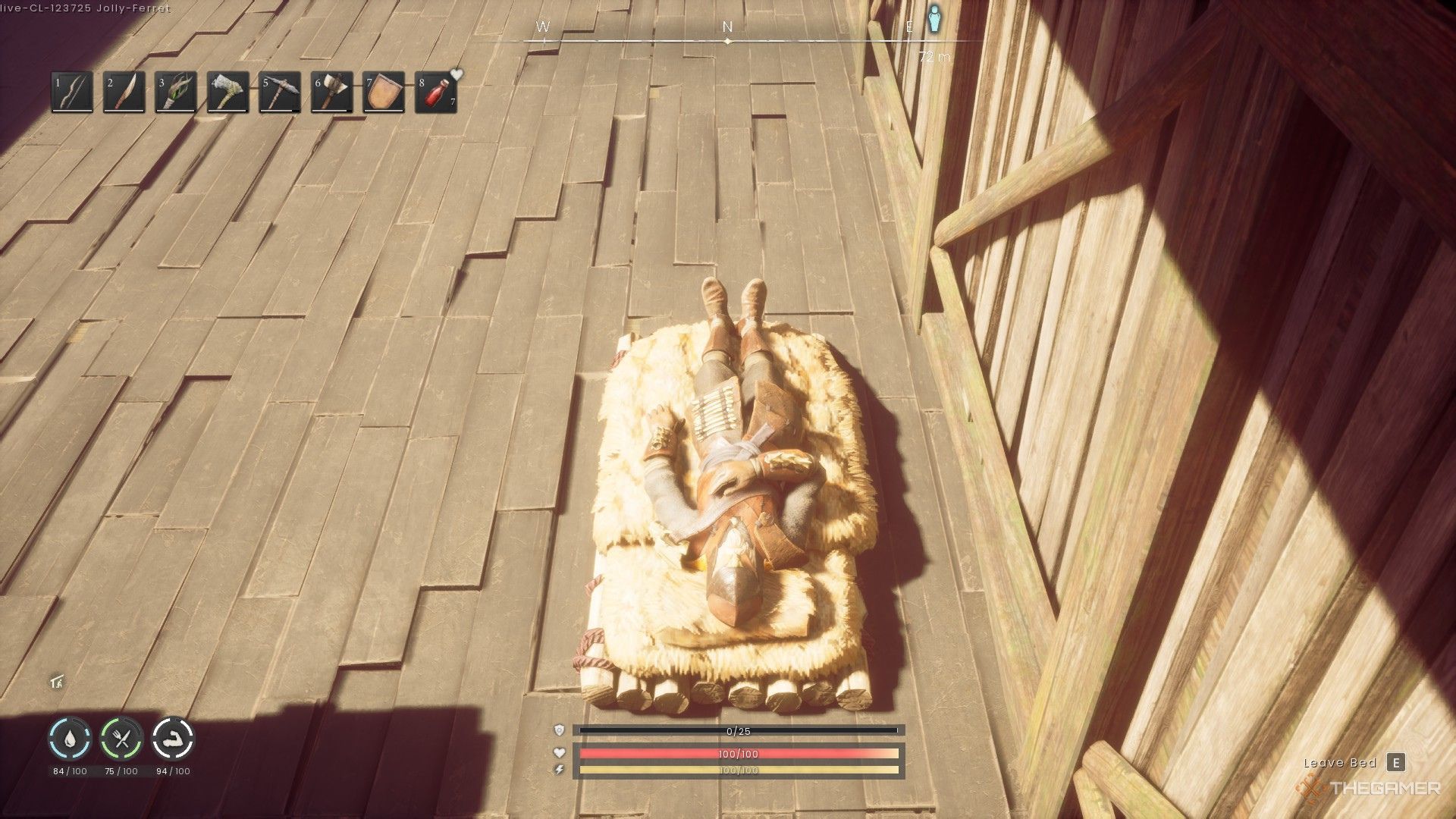 Player Ranskip: Dragon is resting on the bedroom in the Welds.