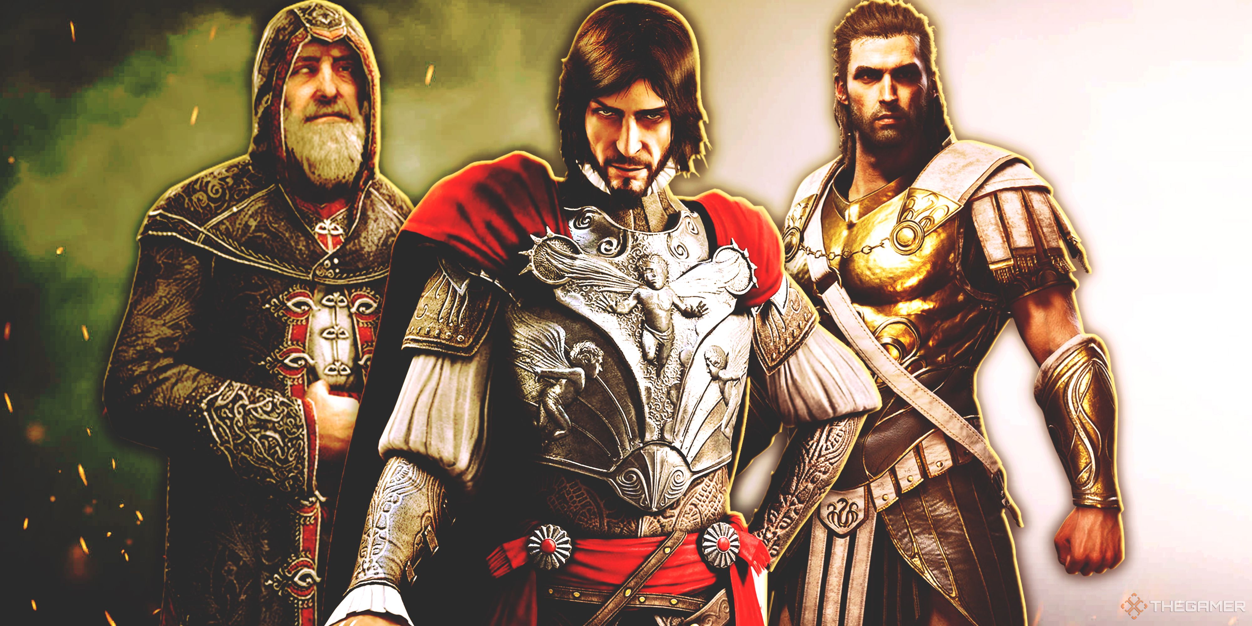Al Mualim, Cesare Borgia and Deimos.