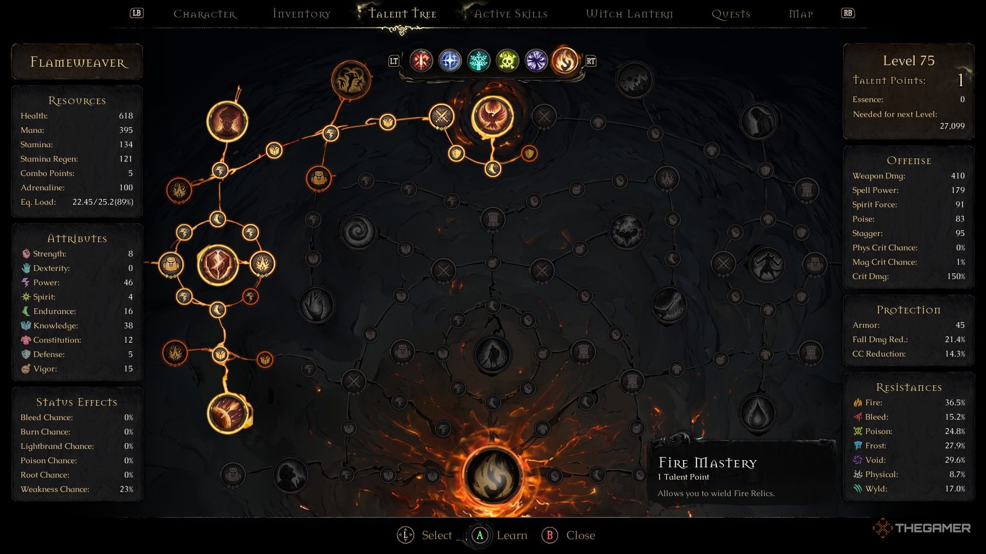 ساخت Mandragora که چند طبقه از Spellbinder به Flameweaver. 