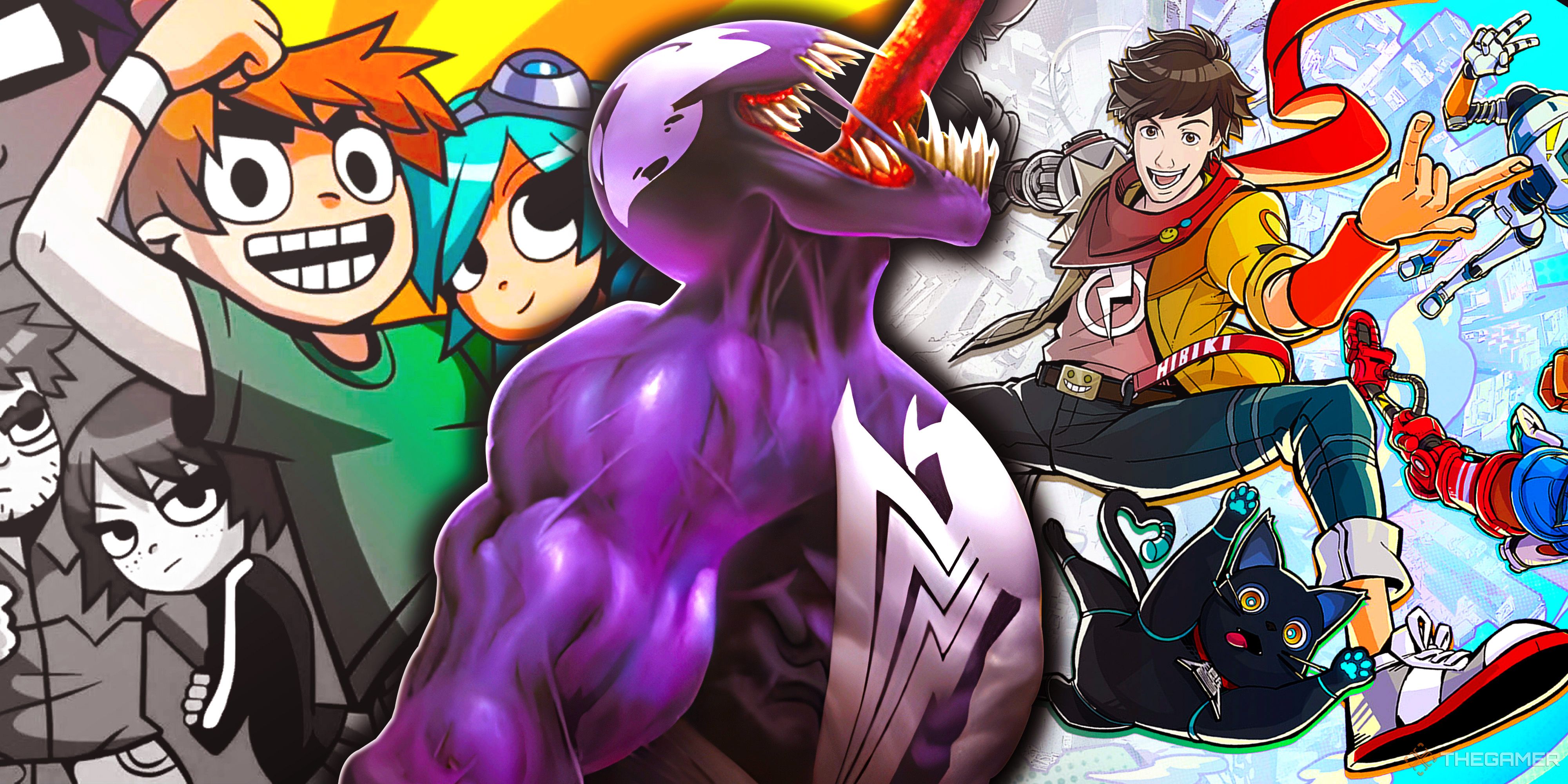 Scott Pilgrim Vs. The World, Ultimate Spider-Man and Hi-Fi Rush.