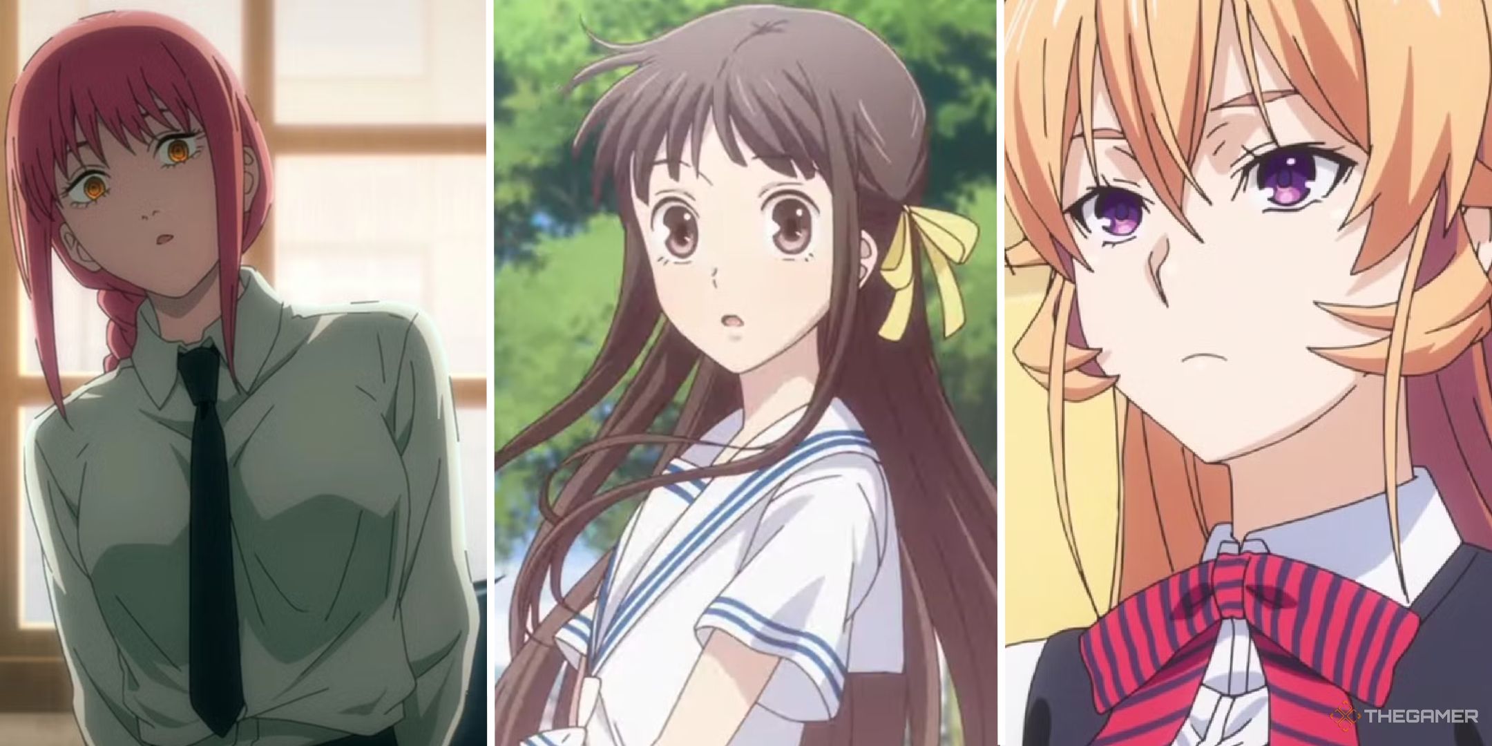 A spit image showing Makima, Tohru, and Erina.