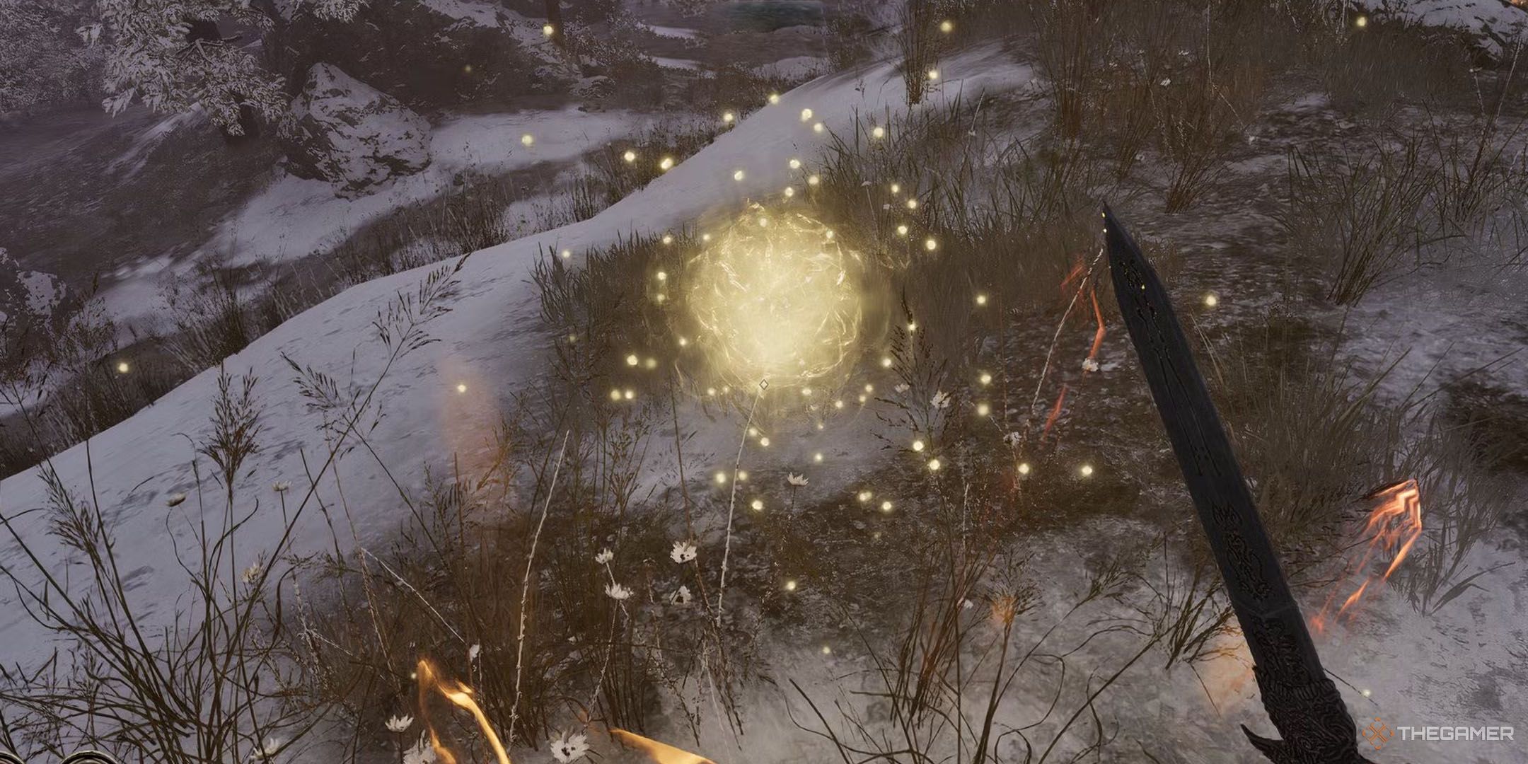 A will o the wisp in Oblivion Remastered.