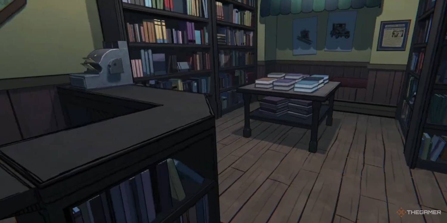 Bookshop from Blue Prince.