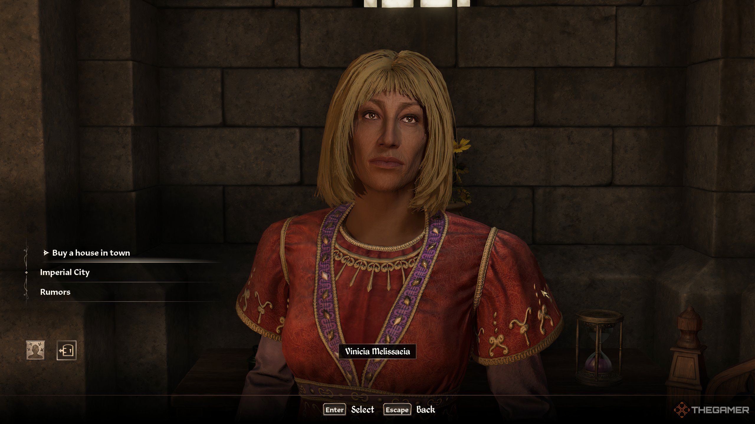 Buying a house in the Imperial City in Oblivion Remastered.