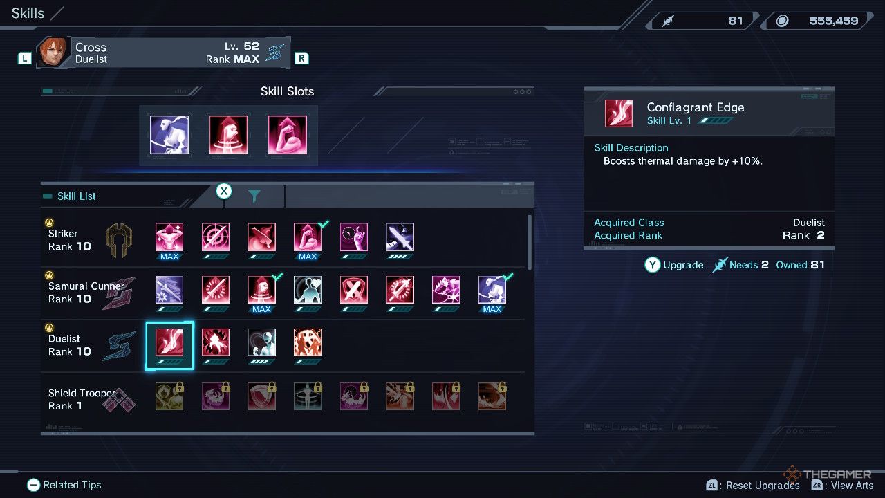 Chronicles Xenoblade Edge Conflagrant x