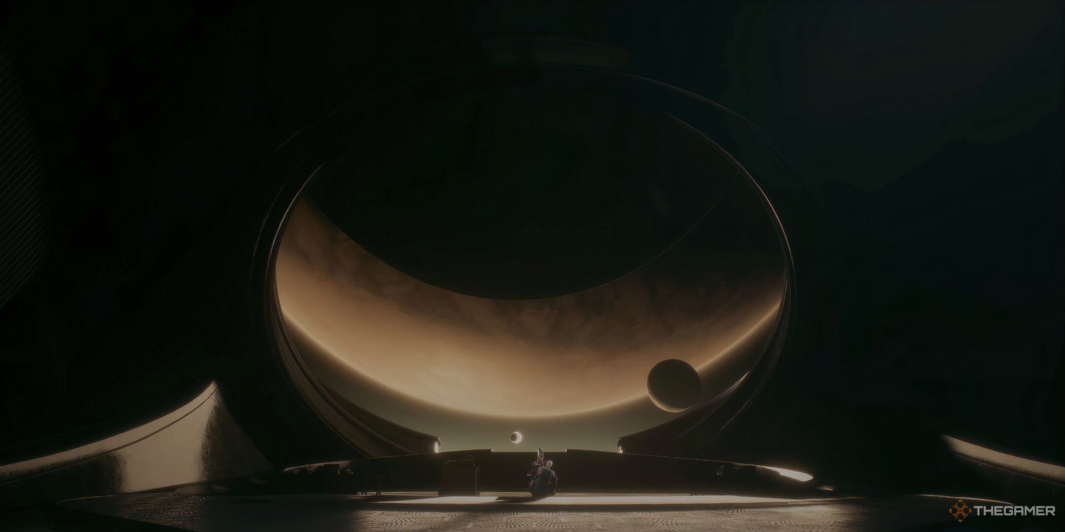 View of Aracis from the Dune Space Ship: Awakening. 