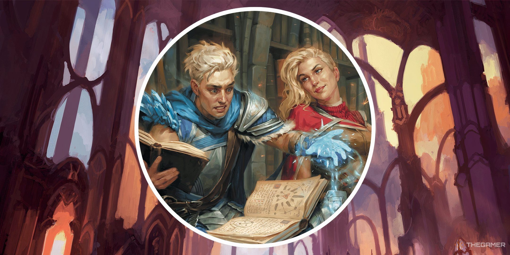 Two students struggle to use magic in DND at Strixhaven.