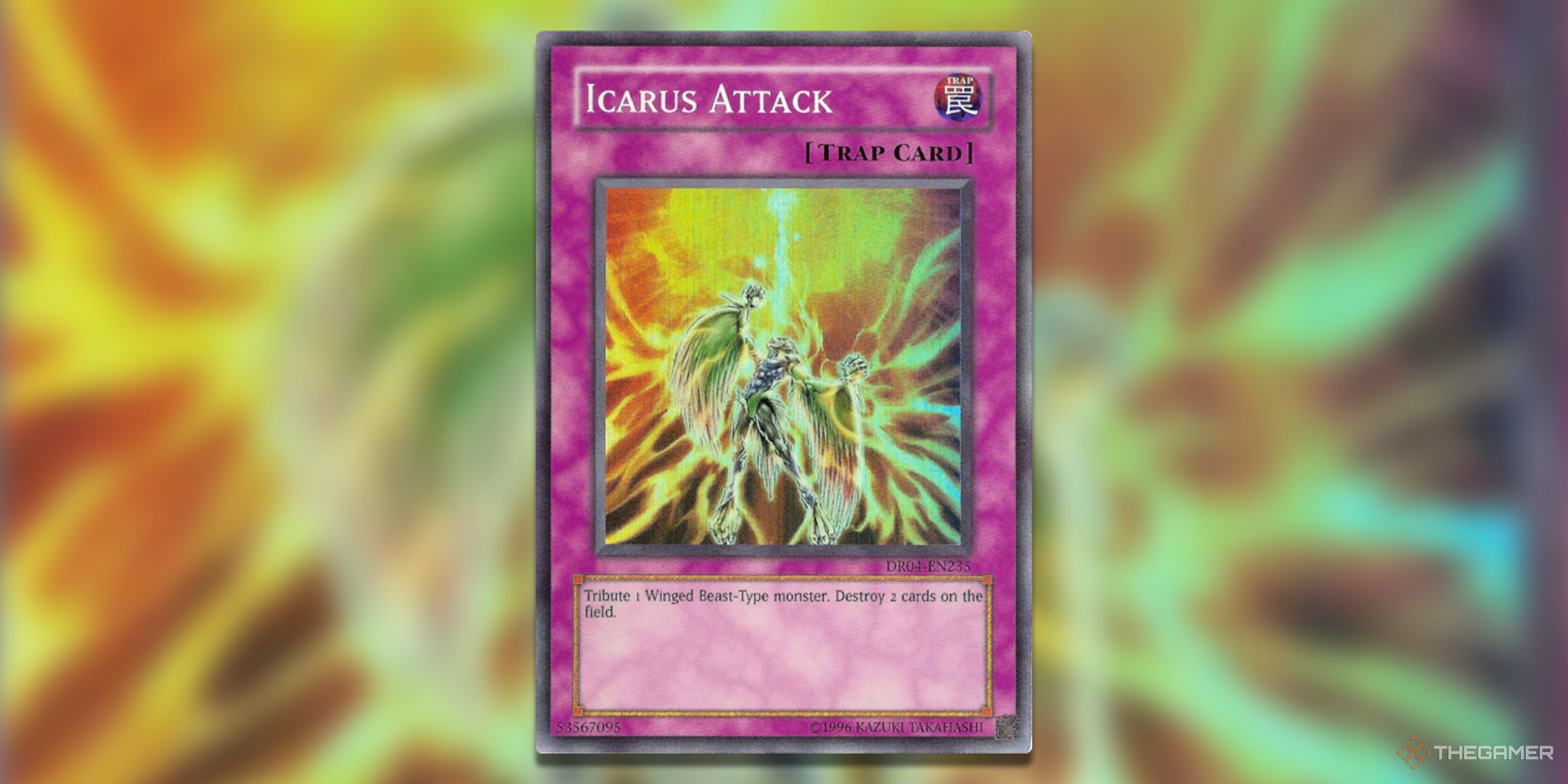 Dark Revelation 4 Icarus Attack Yu-Gi-Oh! TCG card art.