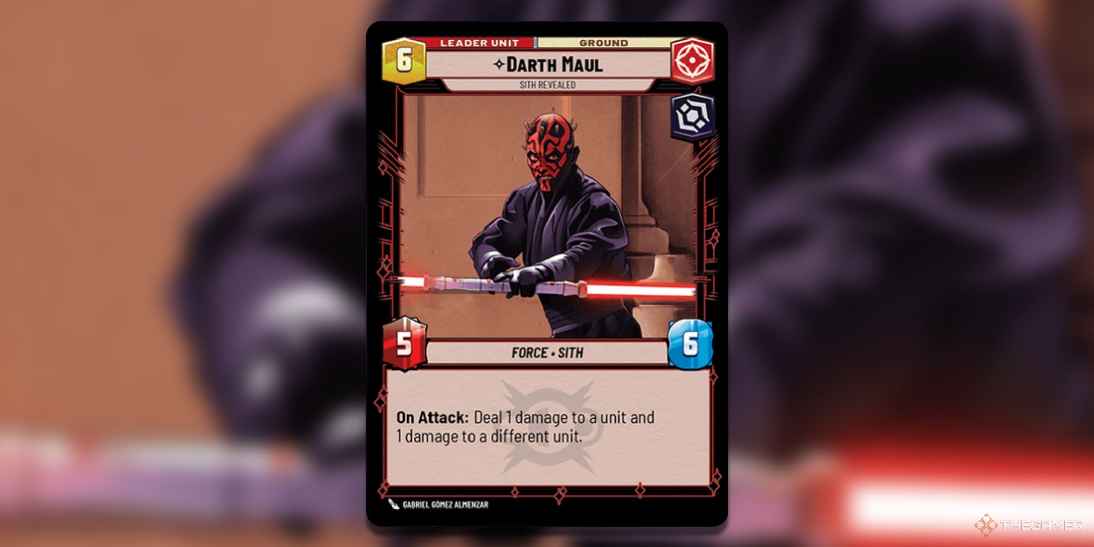 Playmat TCG Star Wars: Unlimited Darth Maul - 24