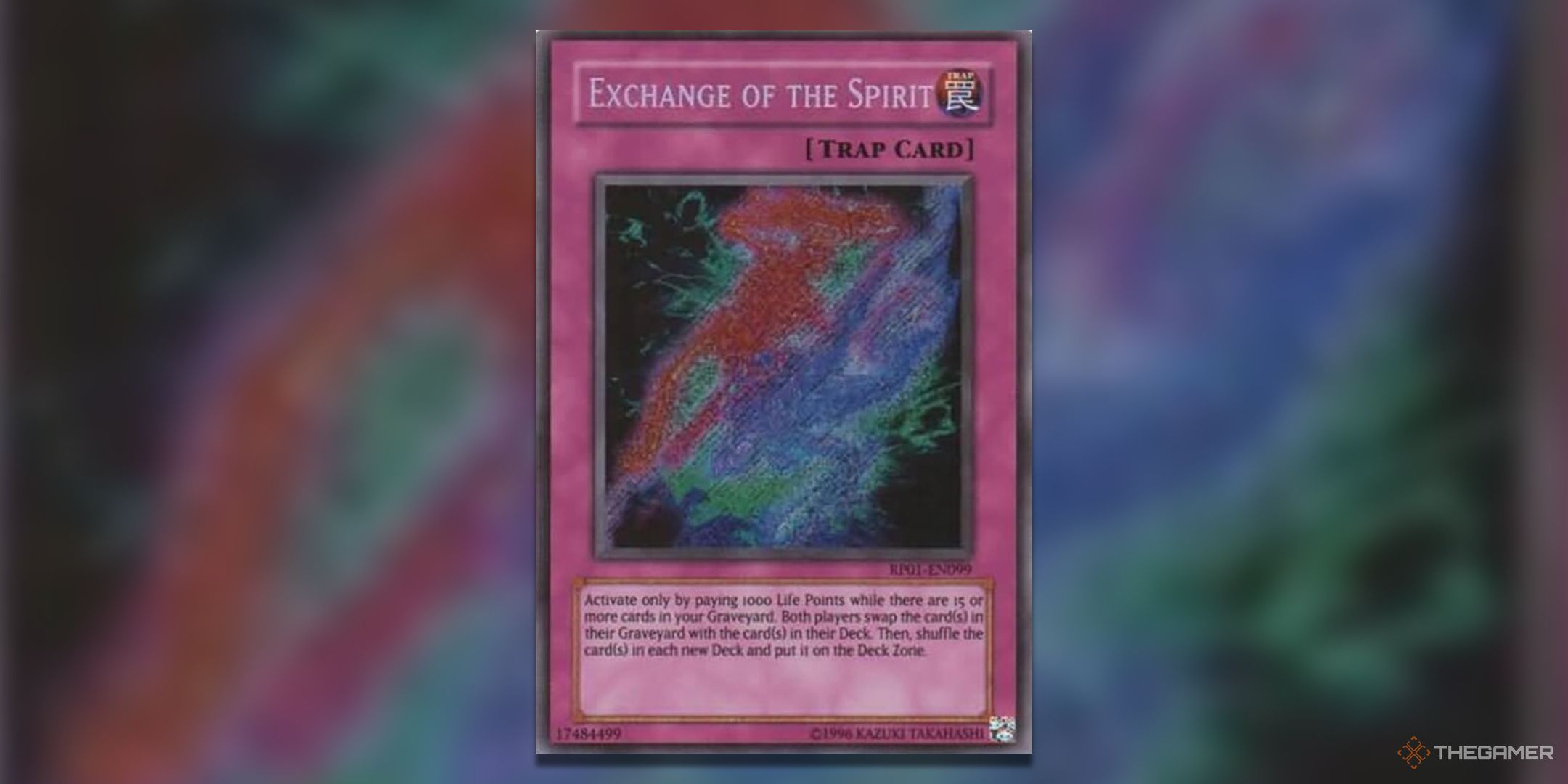 Exhange of the Spirit Retro Pack classic Yu-Gi-Oh! TCG card art.