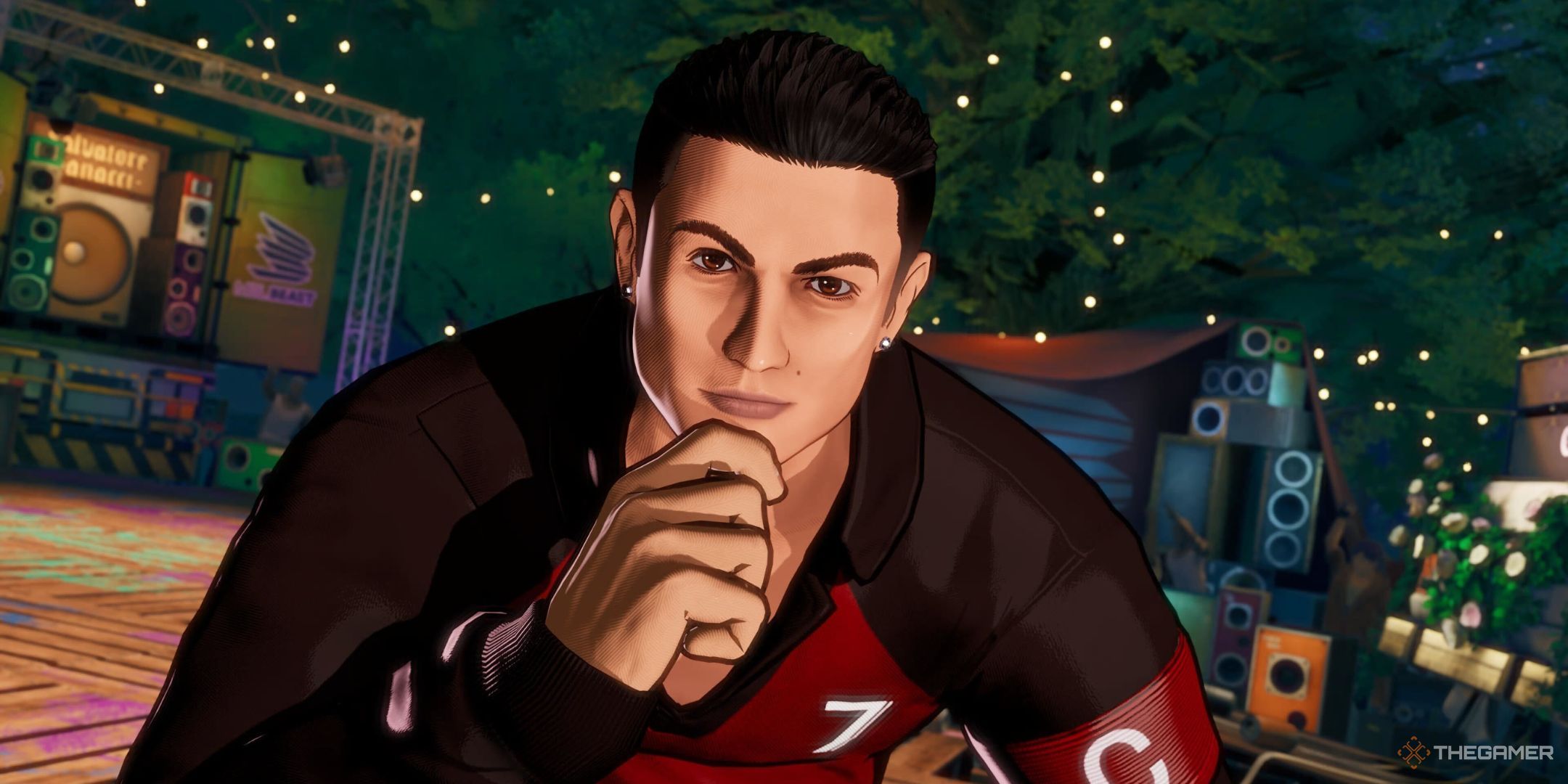 Cristiano Ronaldo in the deadly attitude Pose: City of wolves.