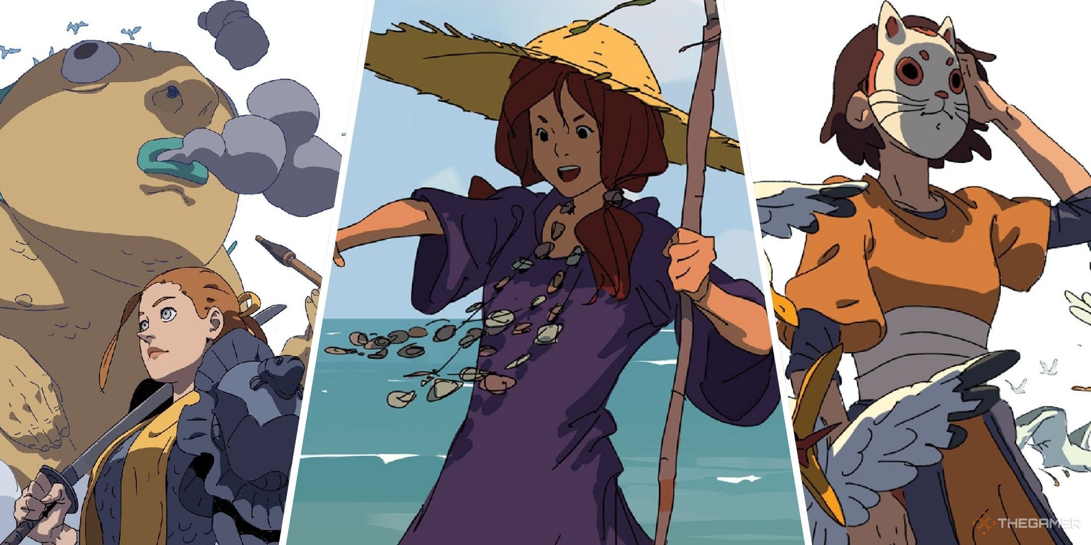 Obojima Tales from the Tall Grass image showing a fighter, wizard and bard.