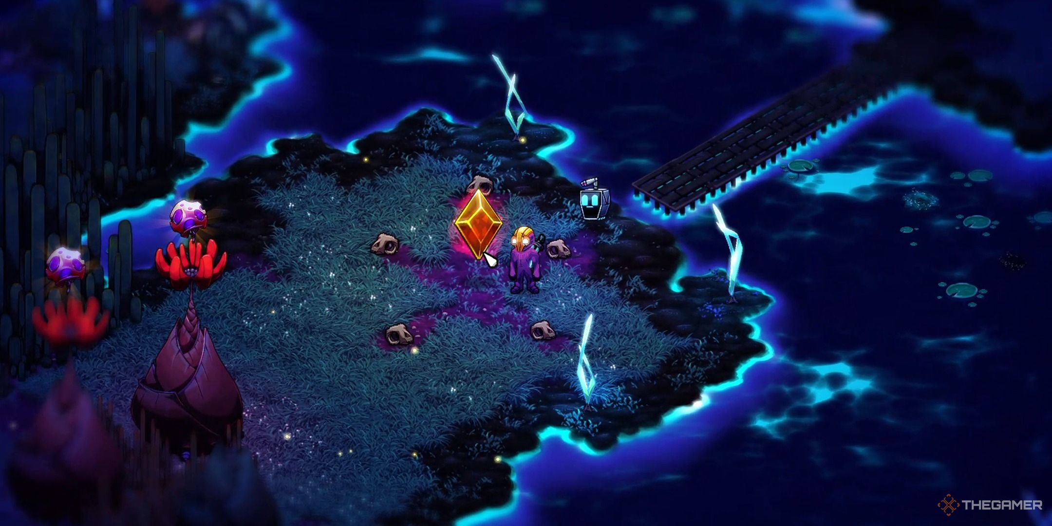 Finding a Juice Jem in Crashlands 2.