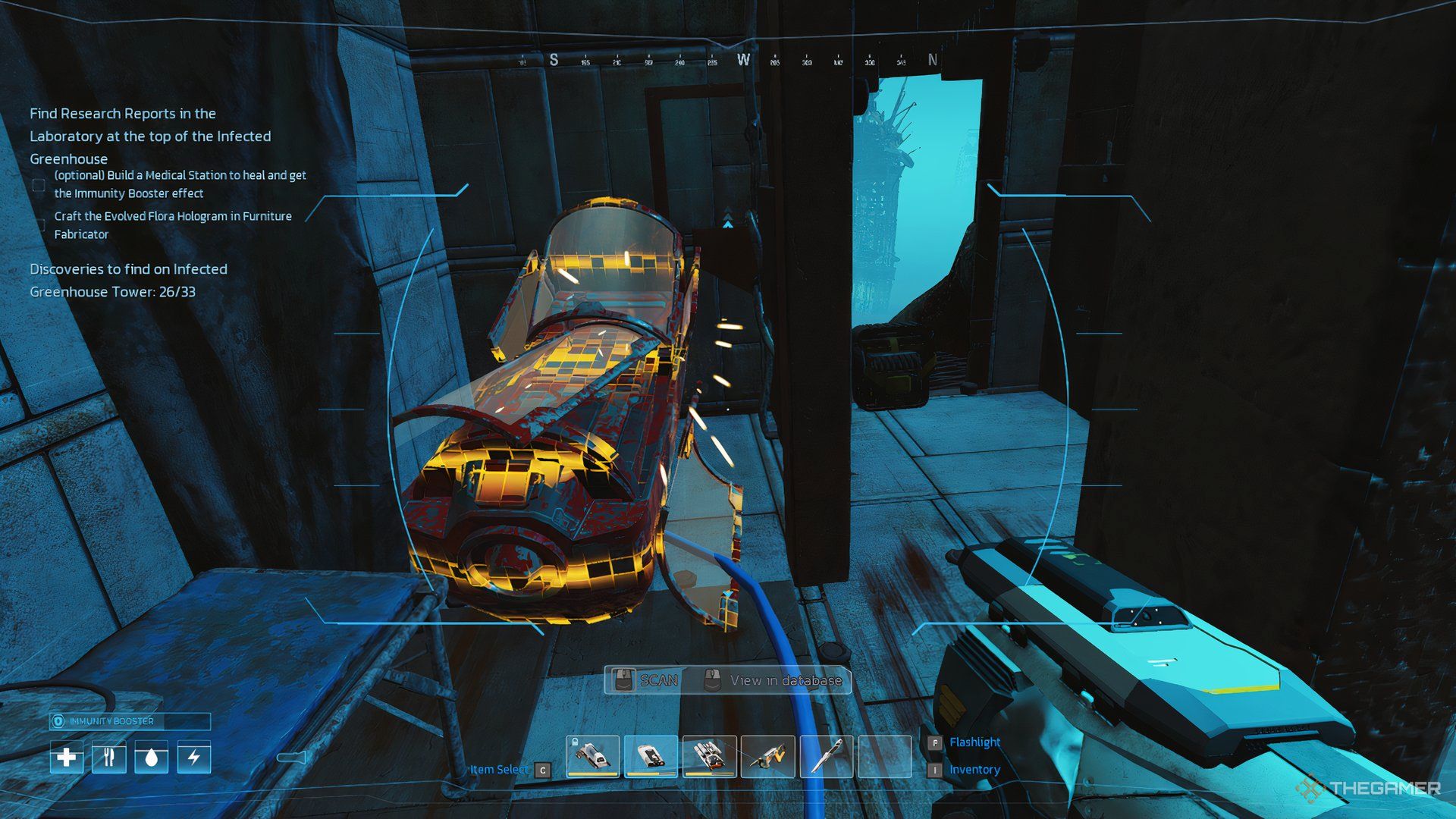 You can scan light in the sky forever.