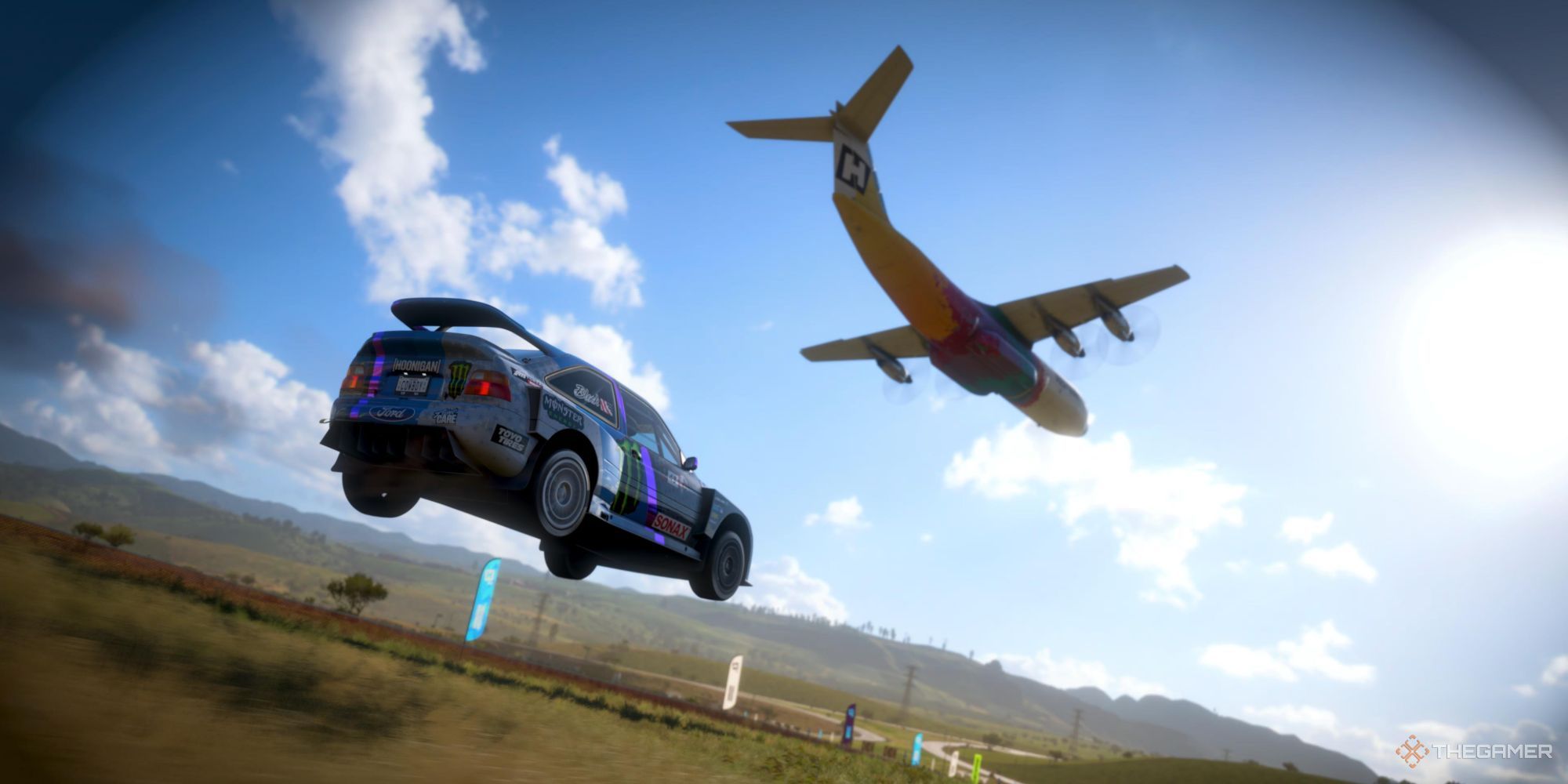 Forza Horizon 5 Car and Plane opening jump
