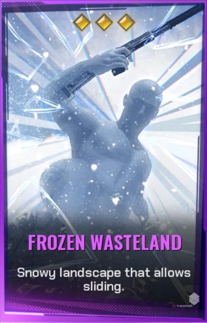 Frozen Wasteland Shard Card in FragPunk.