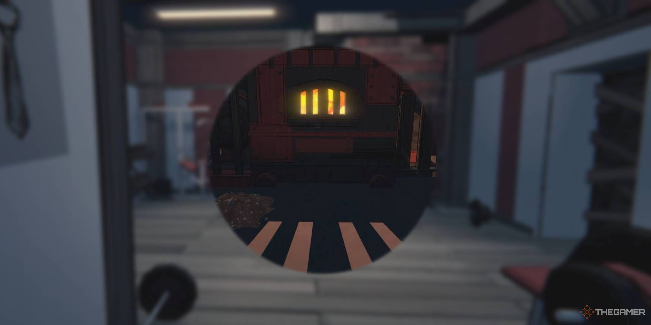 Furnace over Weight Room red room featured image from Blue Prince.