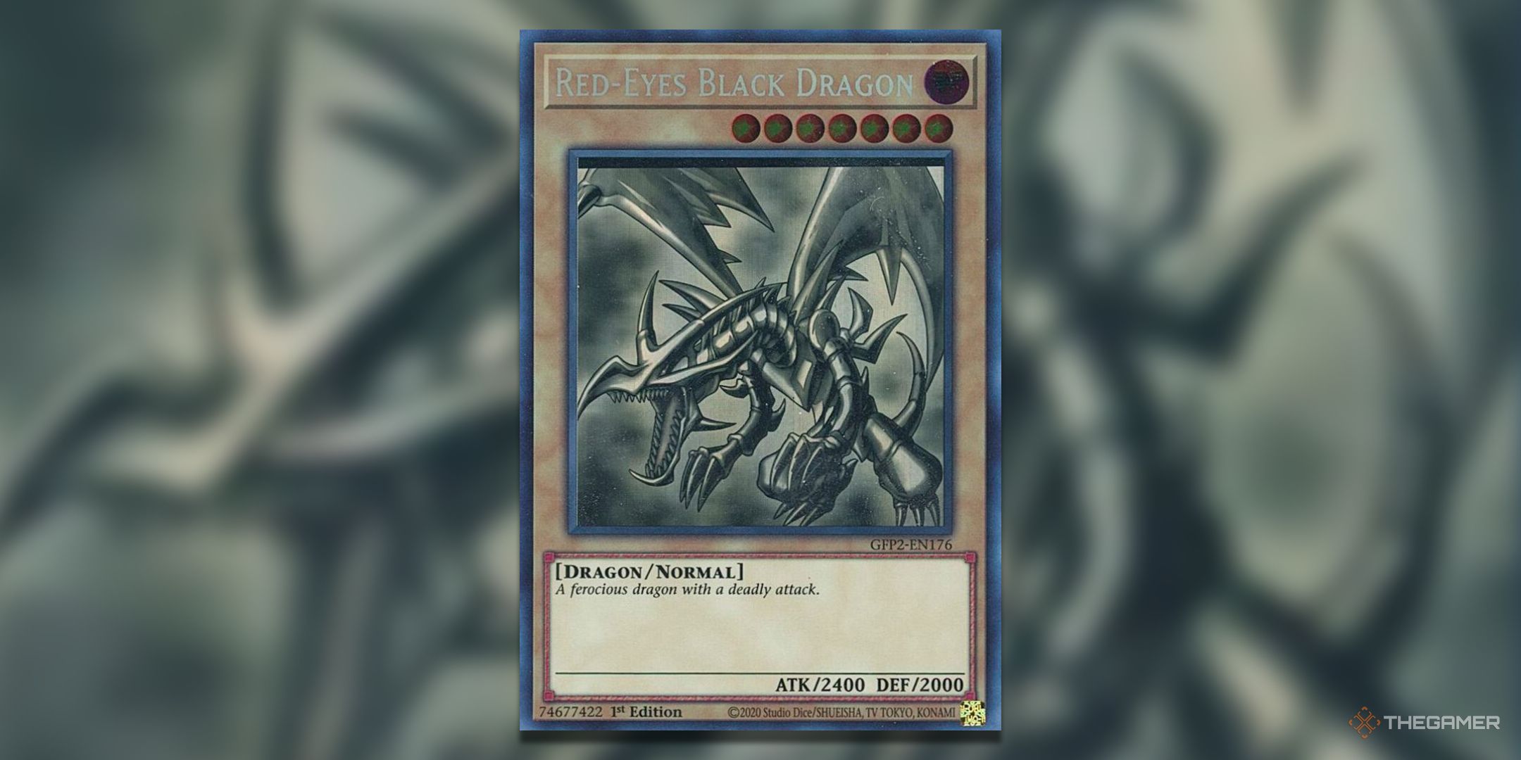 Ghosts from the Past the 2nd haunting Ghost Rare Red-Eyes Black Dragon Yu-Gi-Oh! TCG card art.