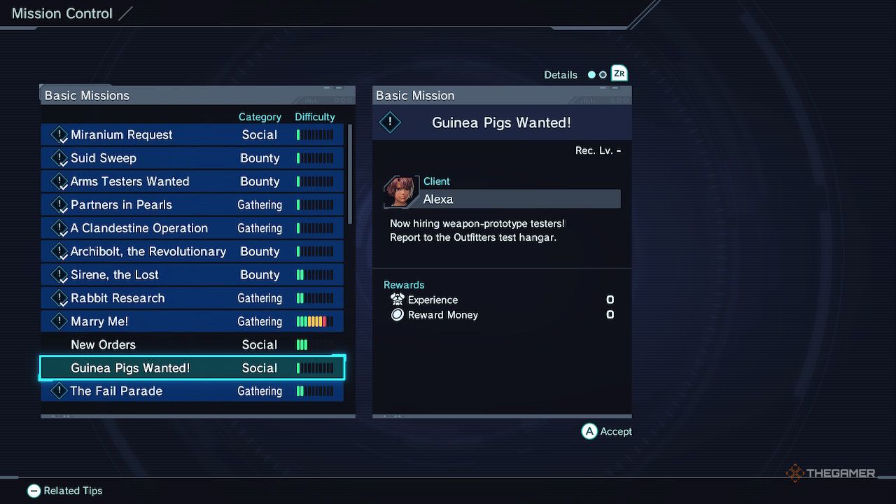Guinea Pigs are Wanted in Xenoblade Chronicles X